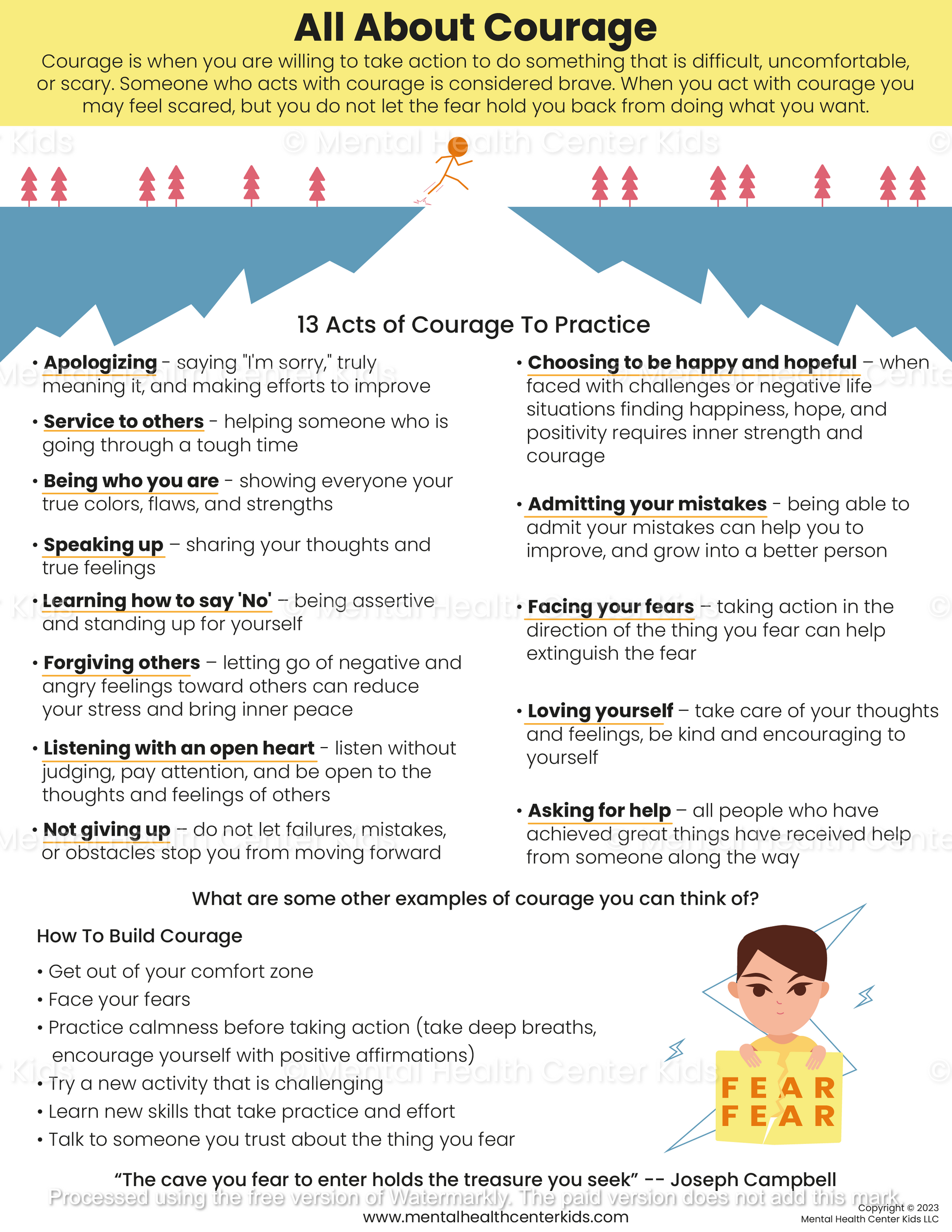 all about courage poster