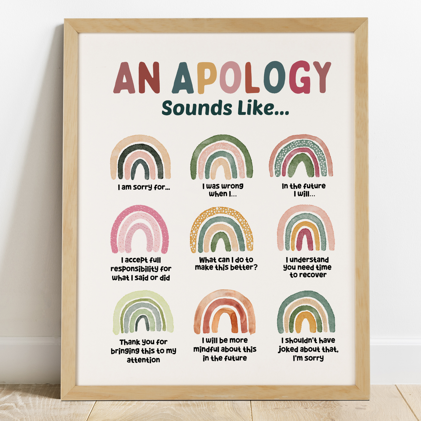 An Apology Sounds Like
