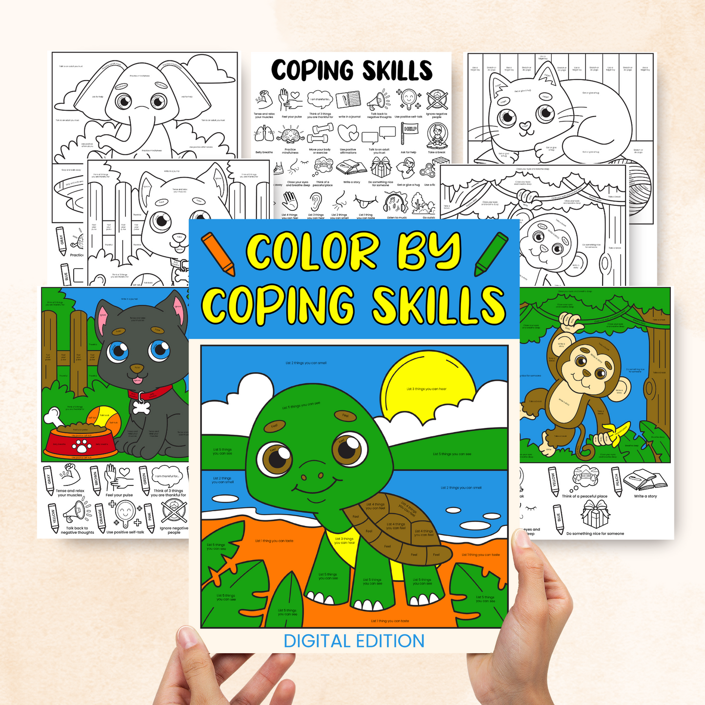 Baby Animals Coloring Pages