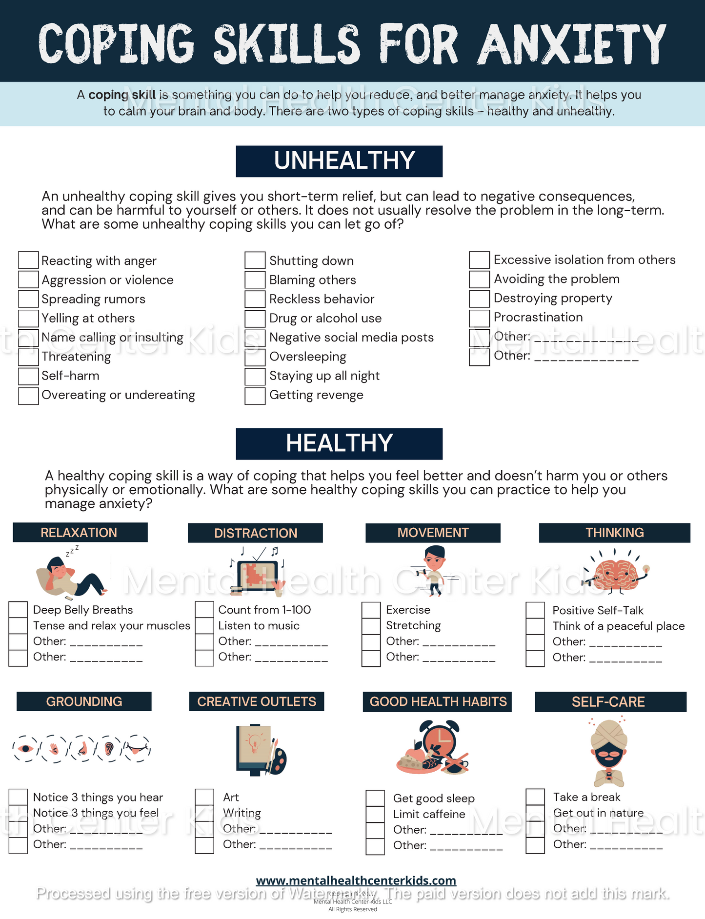coping skills for anxiety
