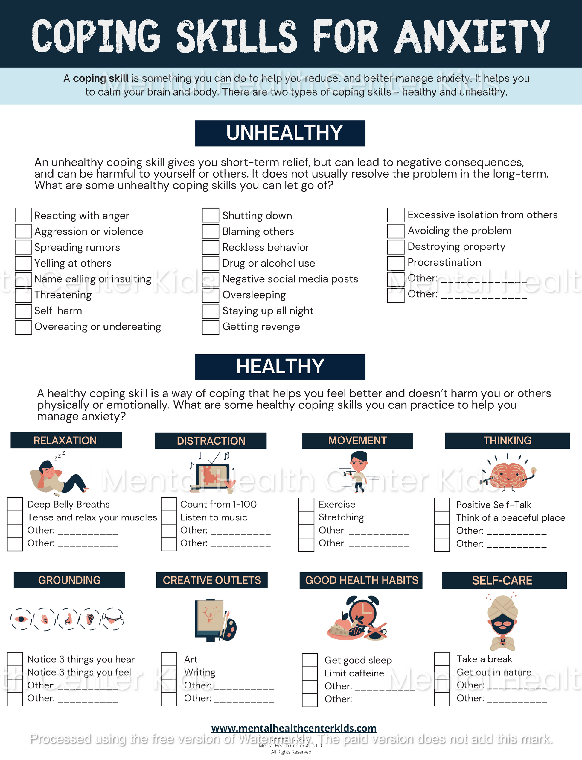 coping skills for anxiety
