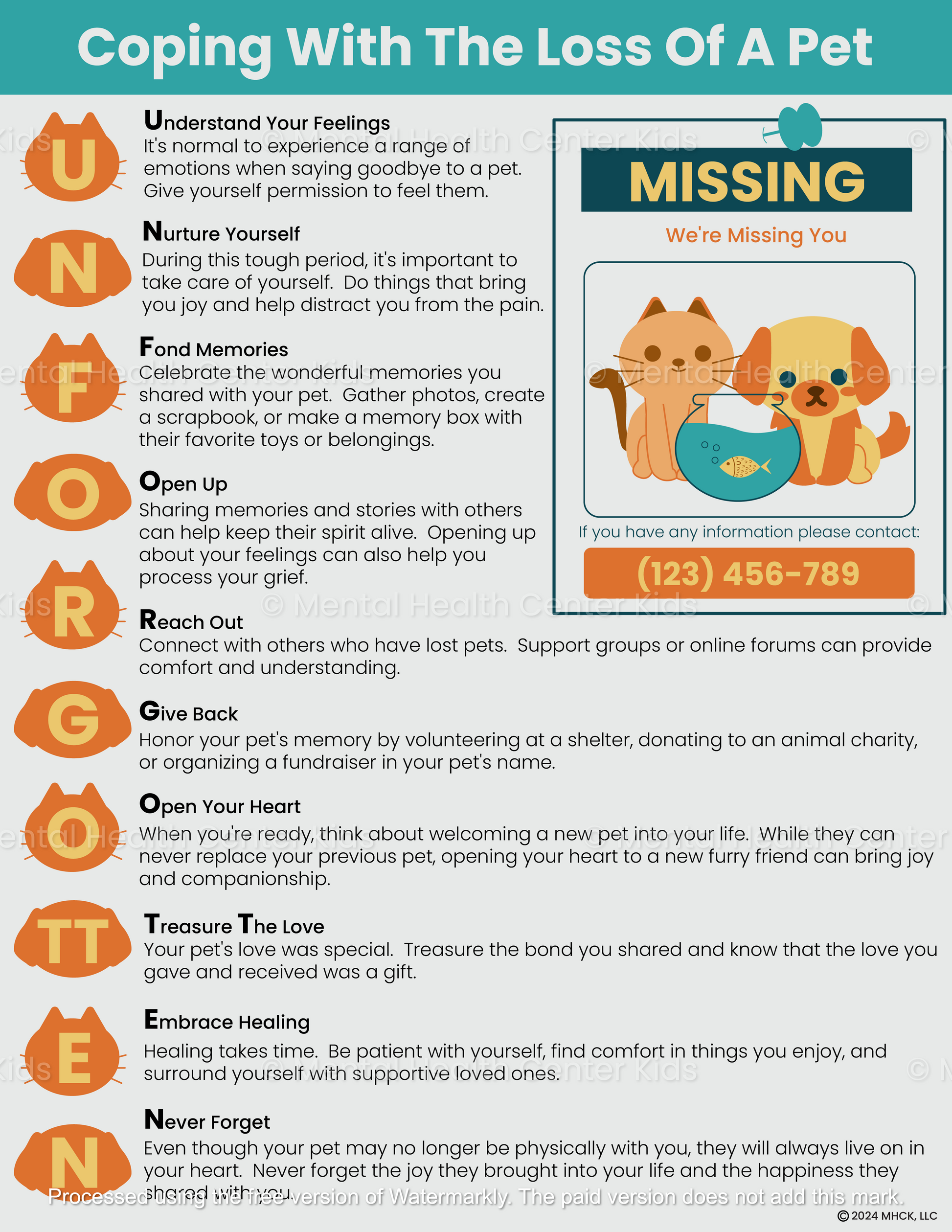 how to deal with the loss of a pet