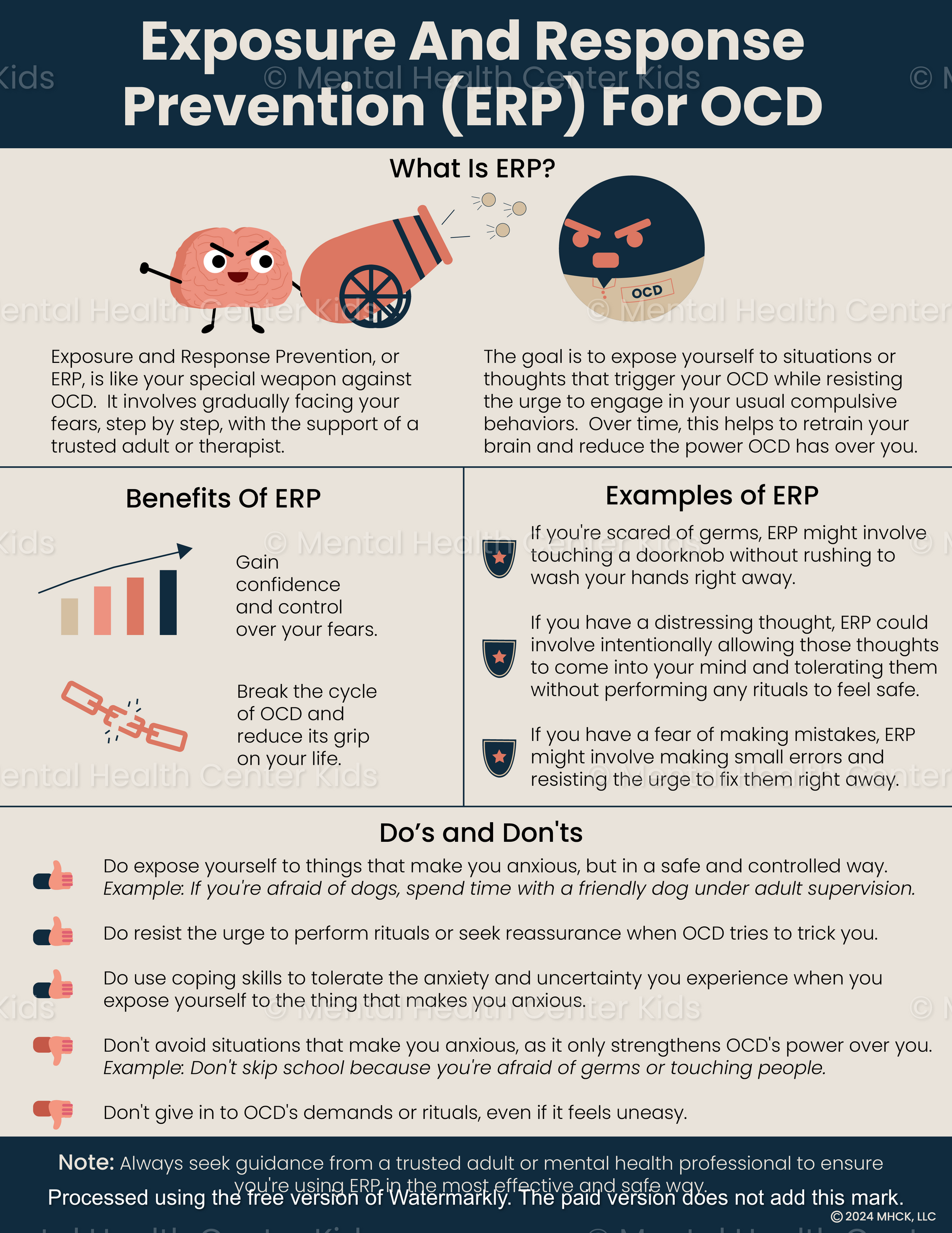 exposure and response prevention therapy for ocd