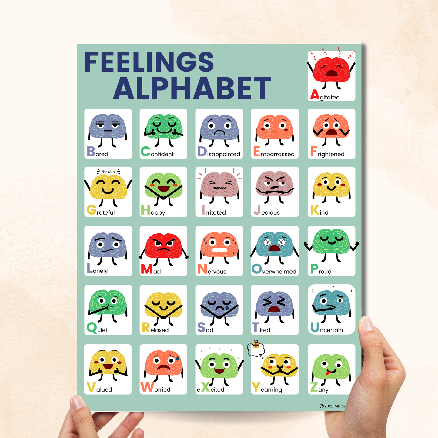 Feelings and Emotions Alphabet