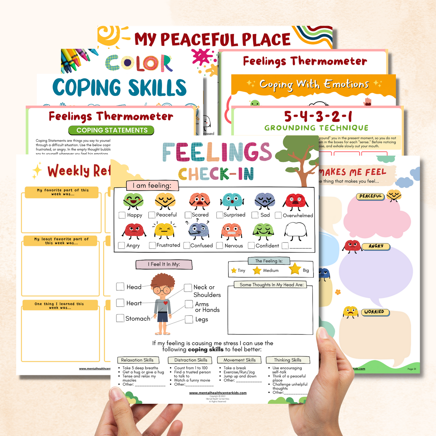 Feelings and Emotions Worksheets (PDF)