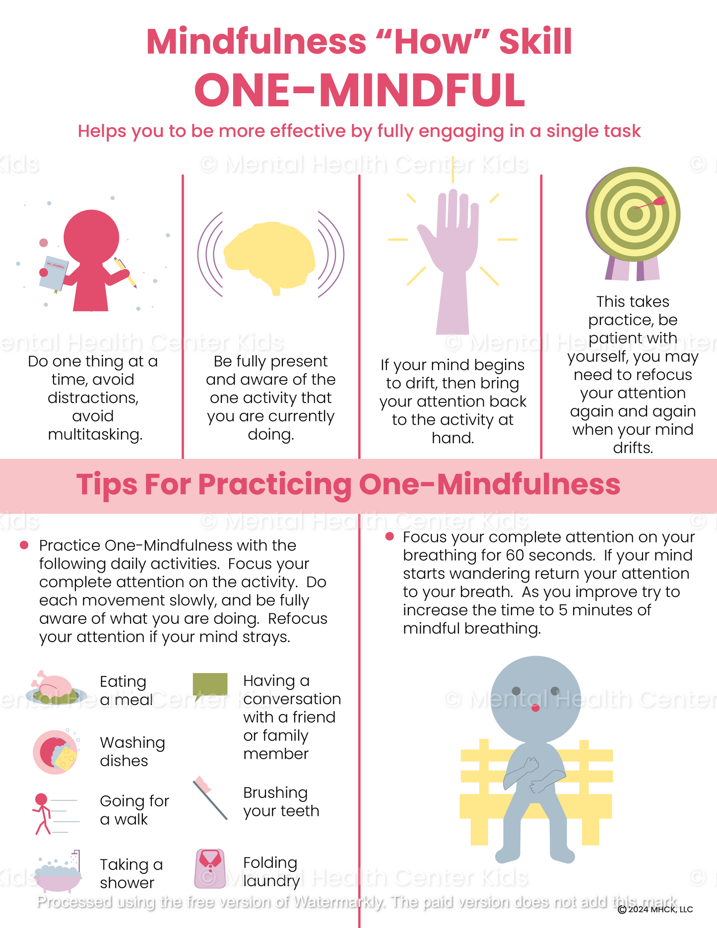 dbt one mindful skill