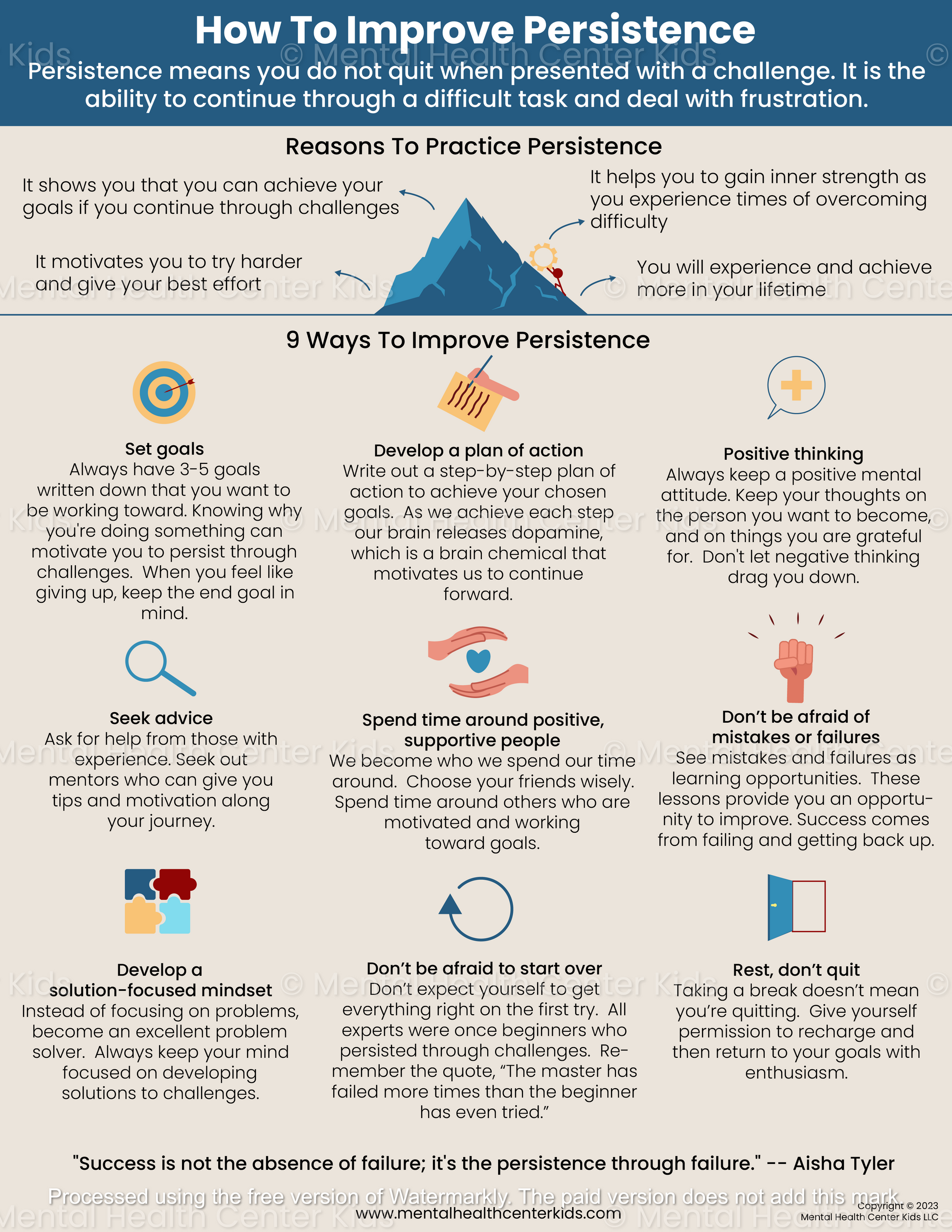 persistence for kids