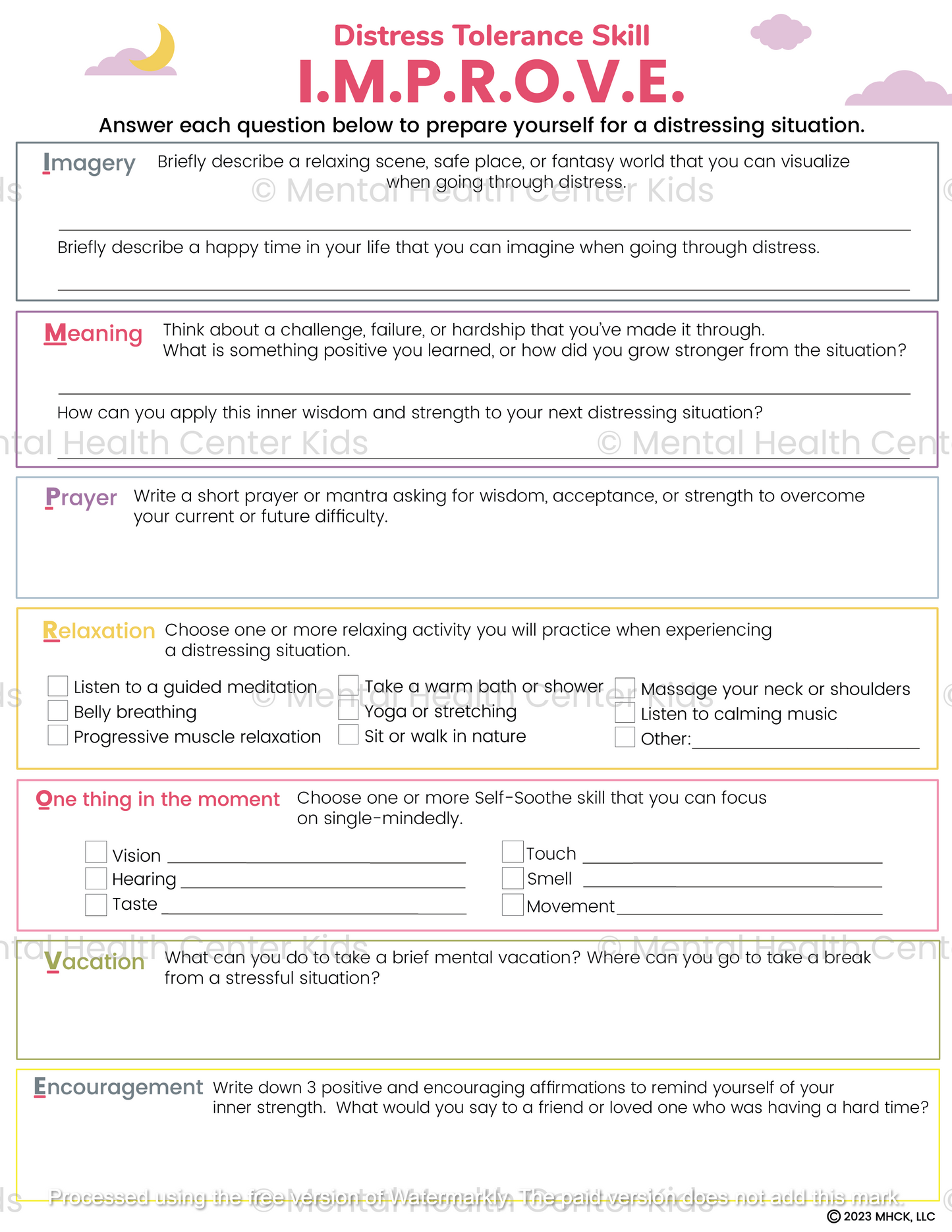 improve the moment dbt worksheet