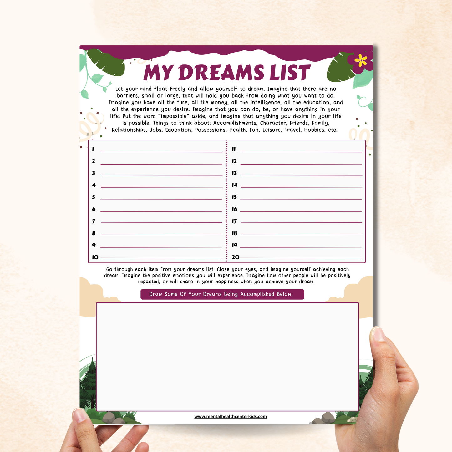 My Dreams List