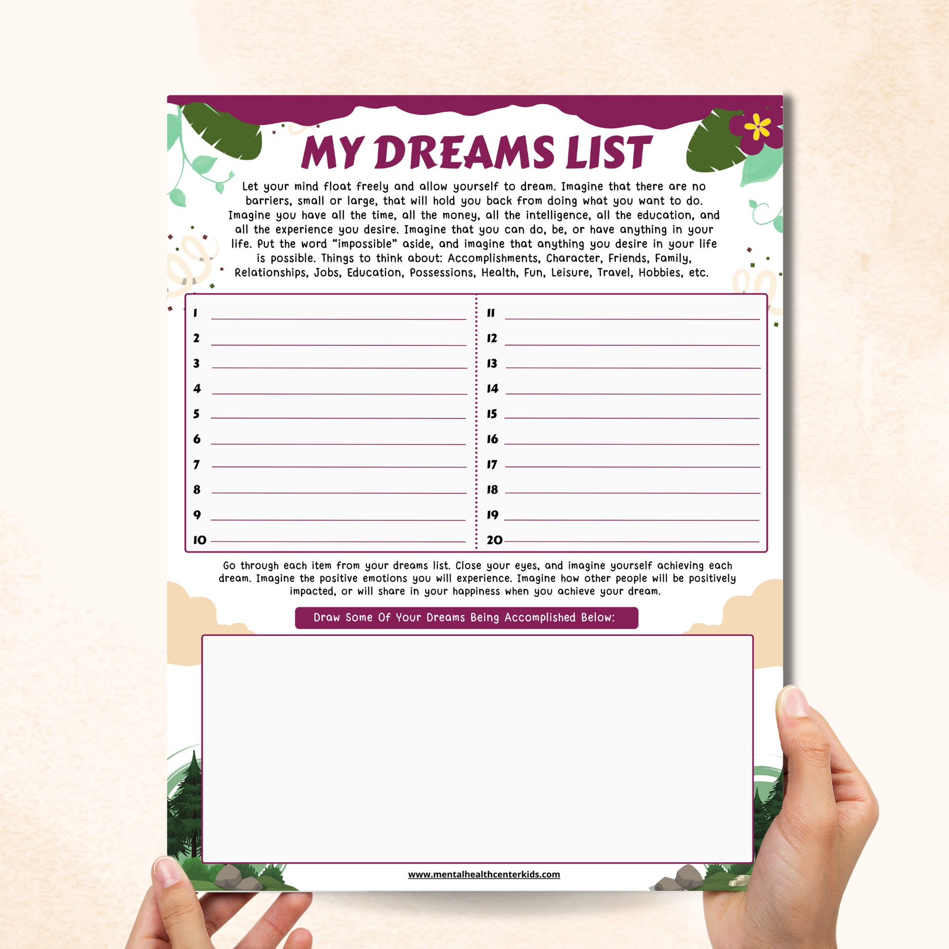 My Dreams List