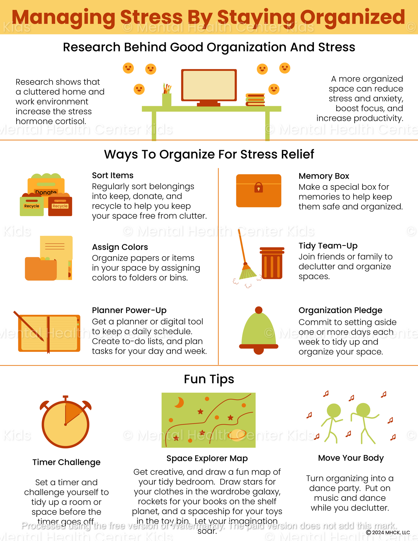 managing stress with organization