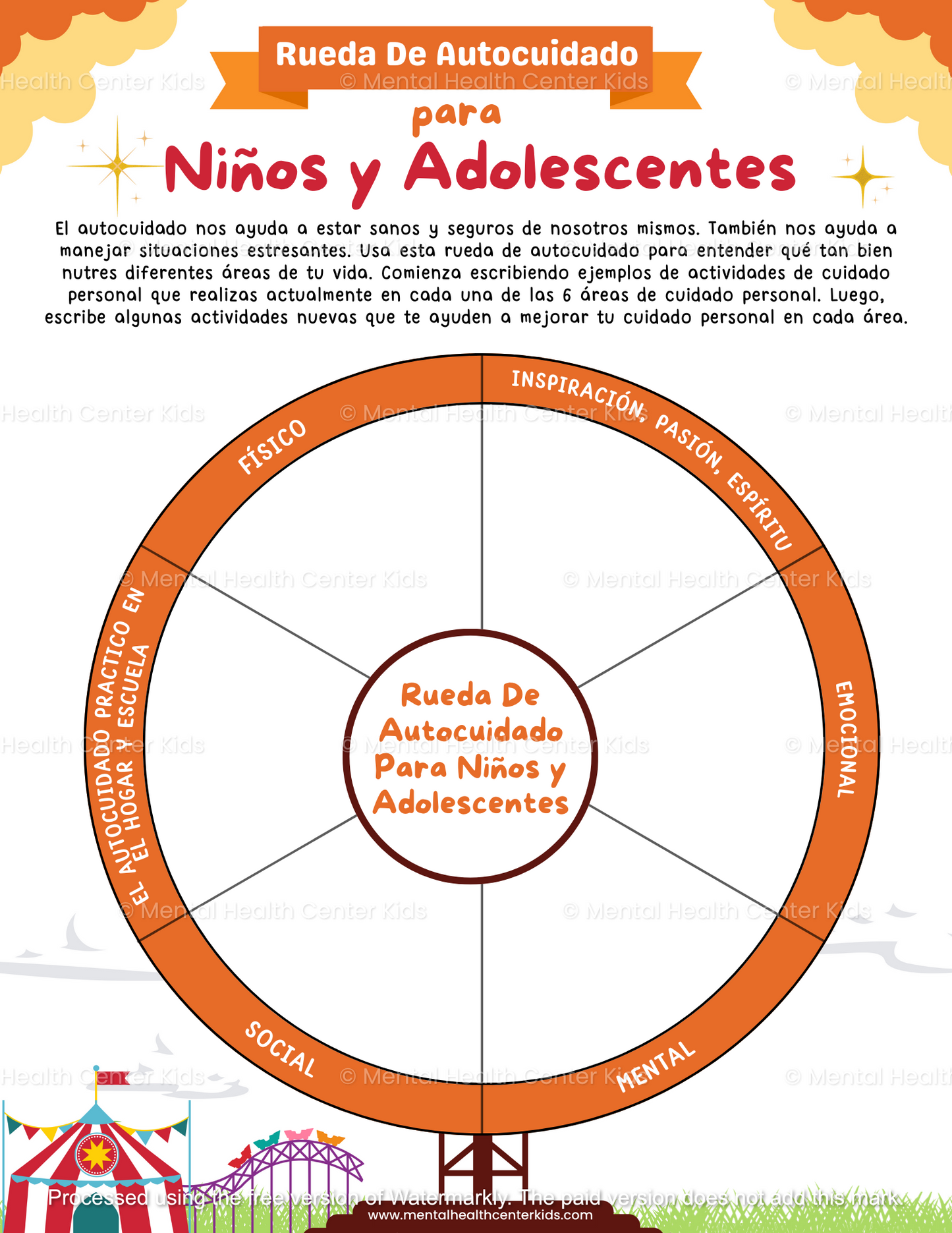 spanish trauma worksheet bundle