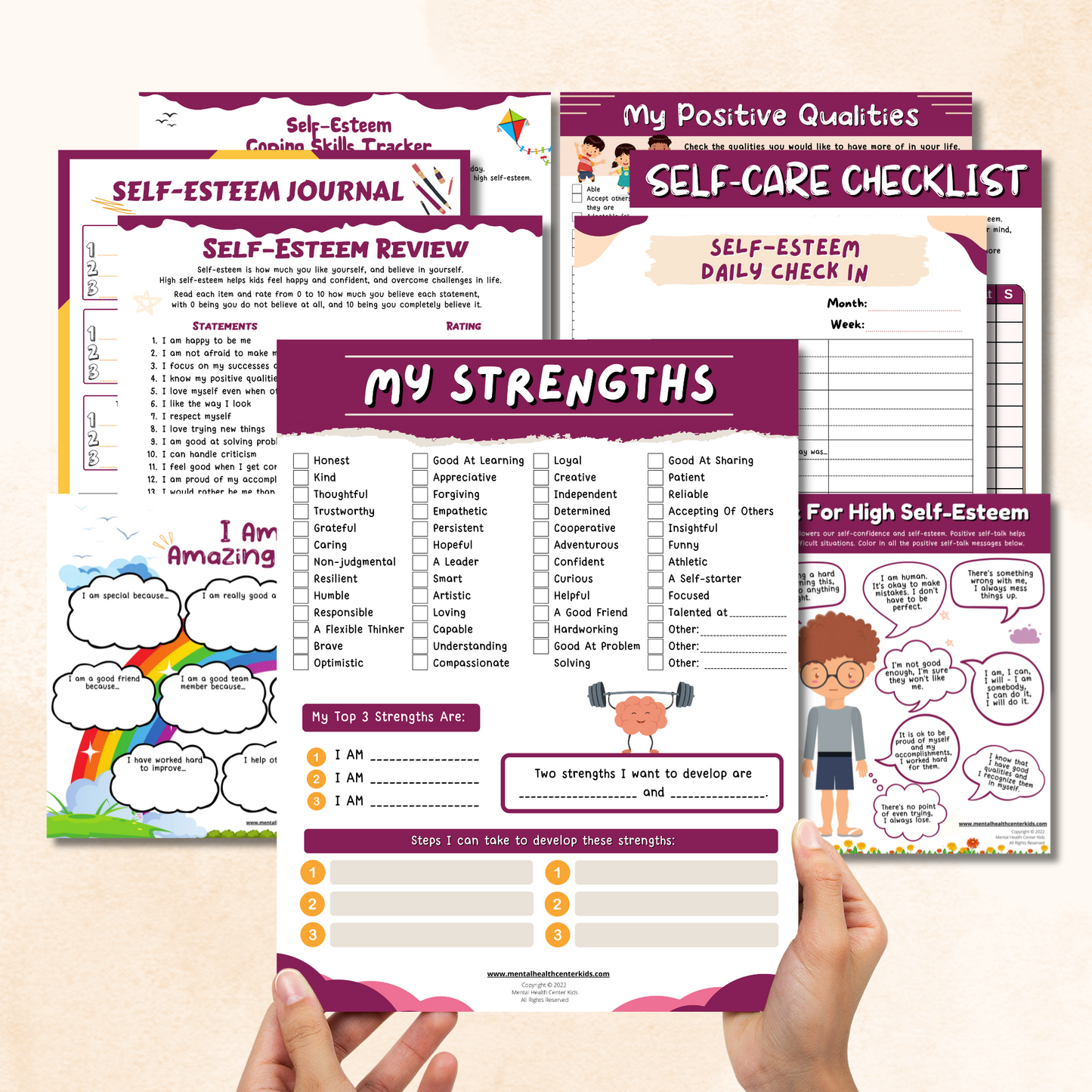 Self Esteem Management Worksheets