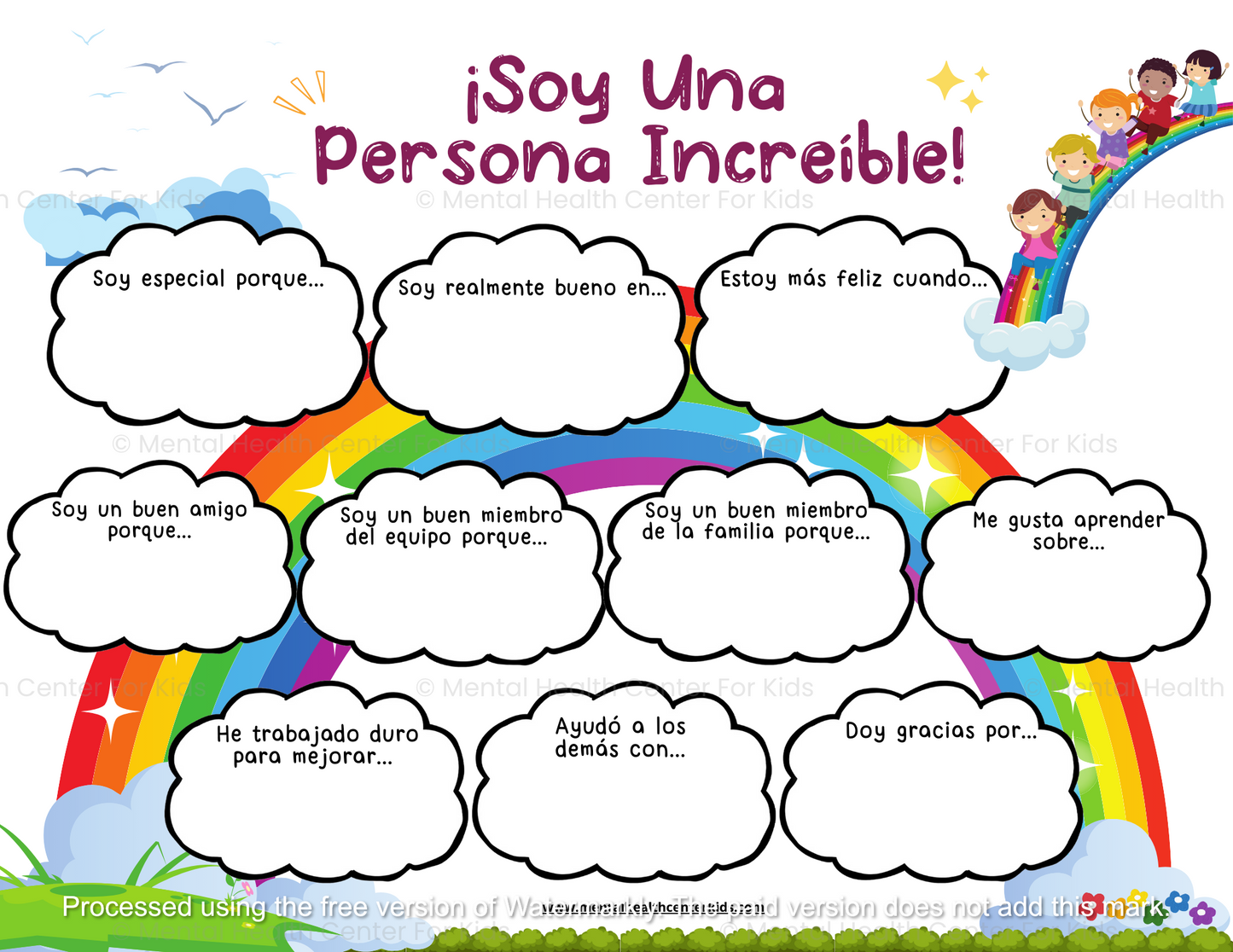 Hojas De Trabajo Sobre Autoestima