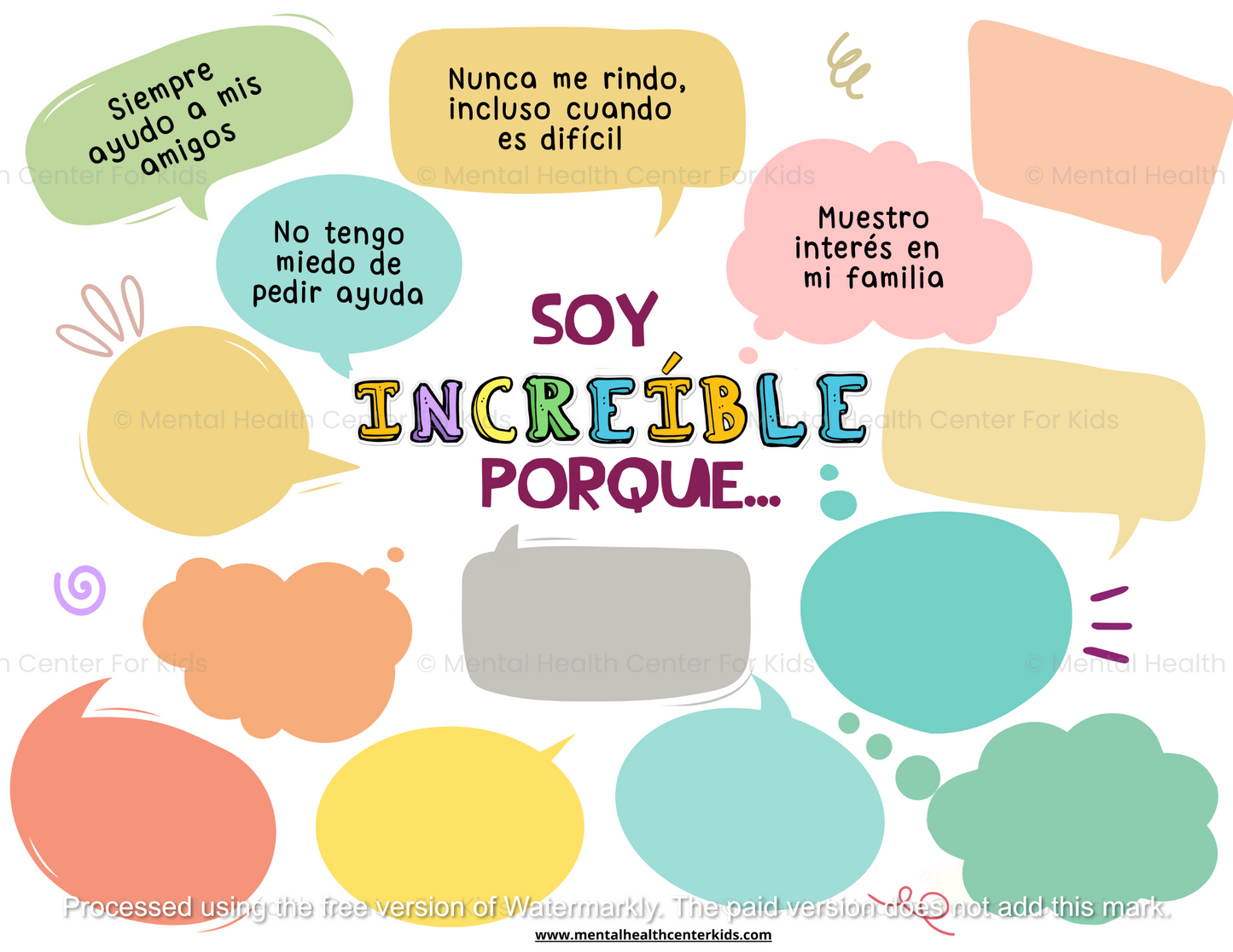 Hojas De Trabajo Sobre Autoestima