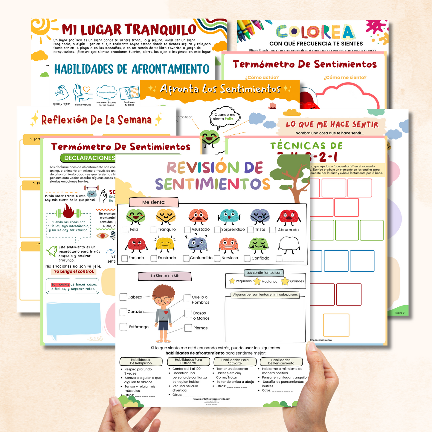 Hojas De Trabajo Sobre Sentimientos Y Emociones Para Ninos Y Adolescentes
