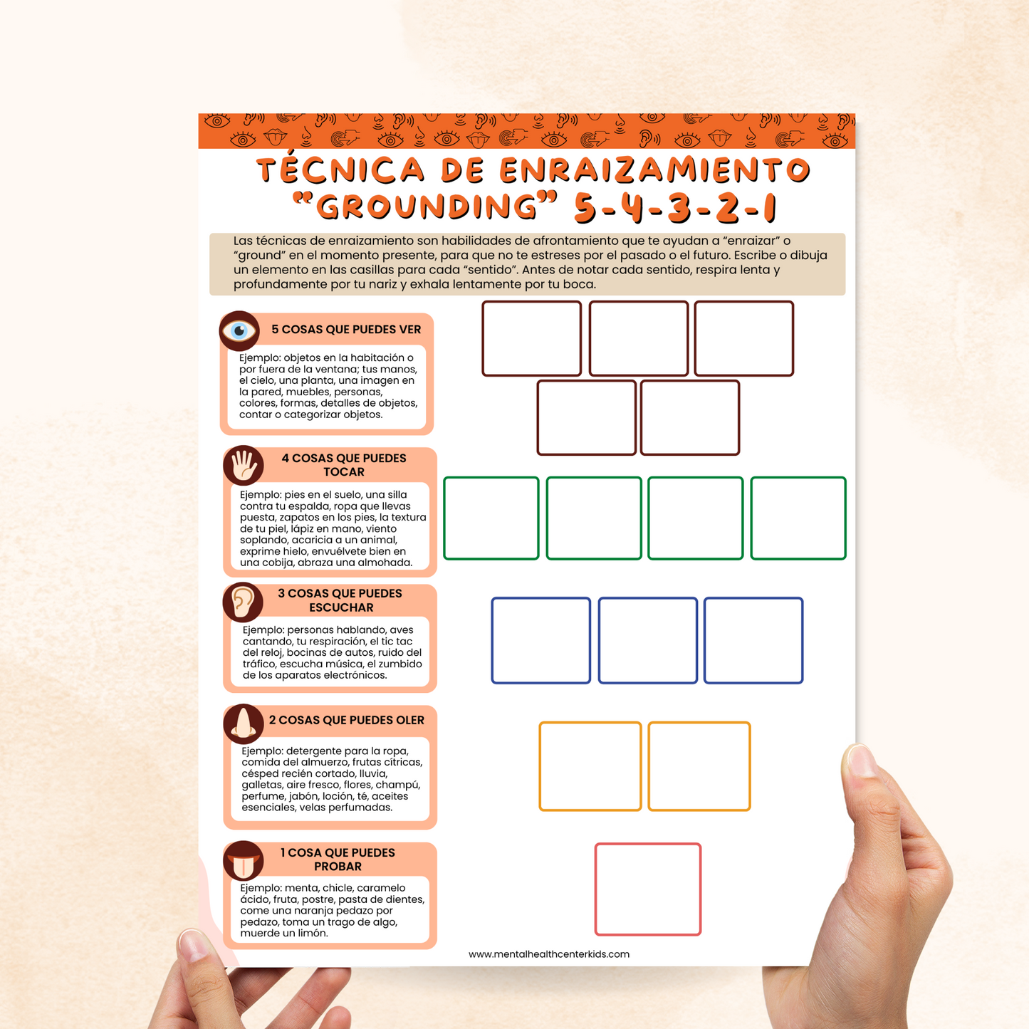 Técnica De Enraizamiento “Grounding” 5-4-3-2-1