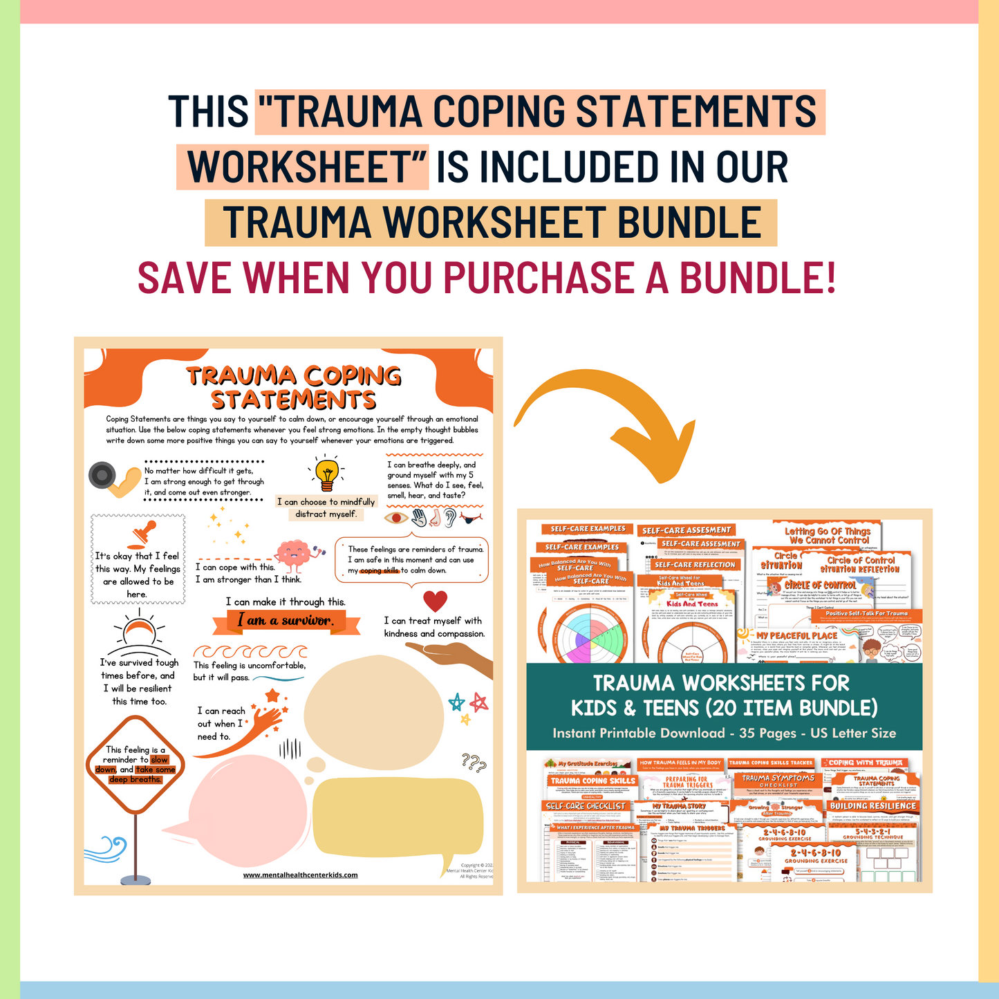 Trauma Coping Statements