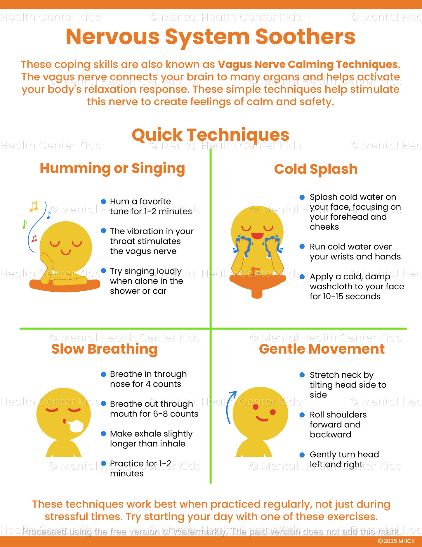 vagus nerve calming techniques pdf