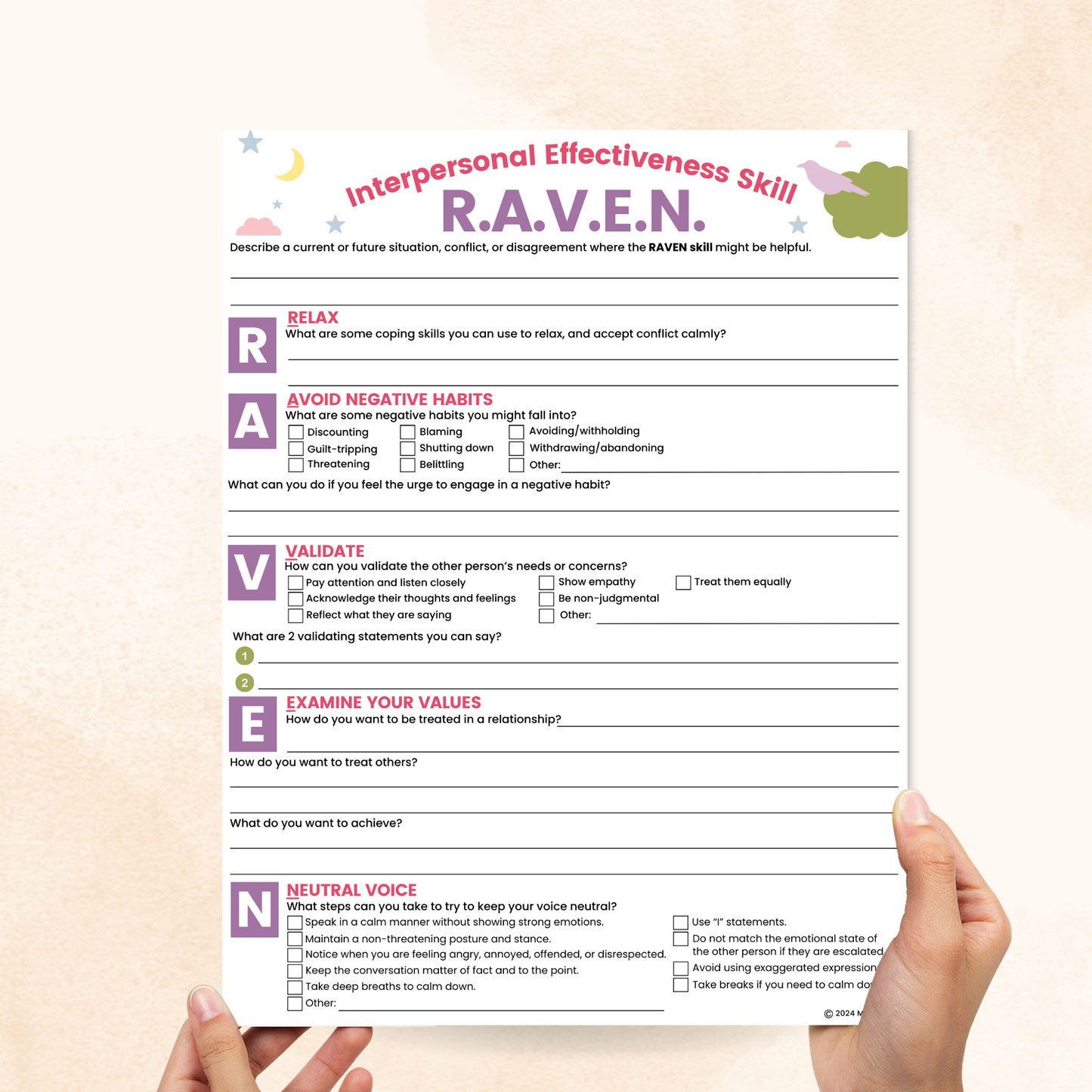 raven dbt worksheet