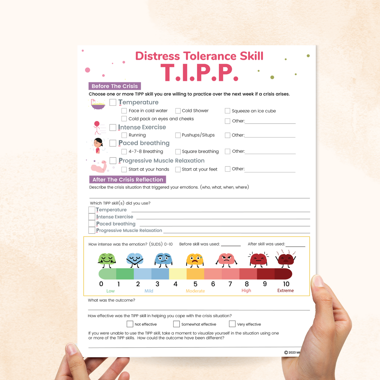 dbt tipp skills worksheet