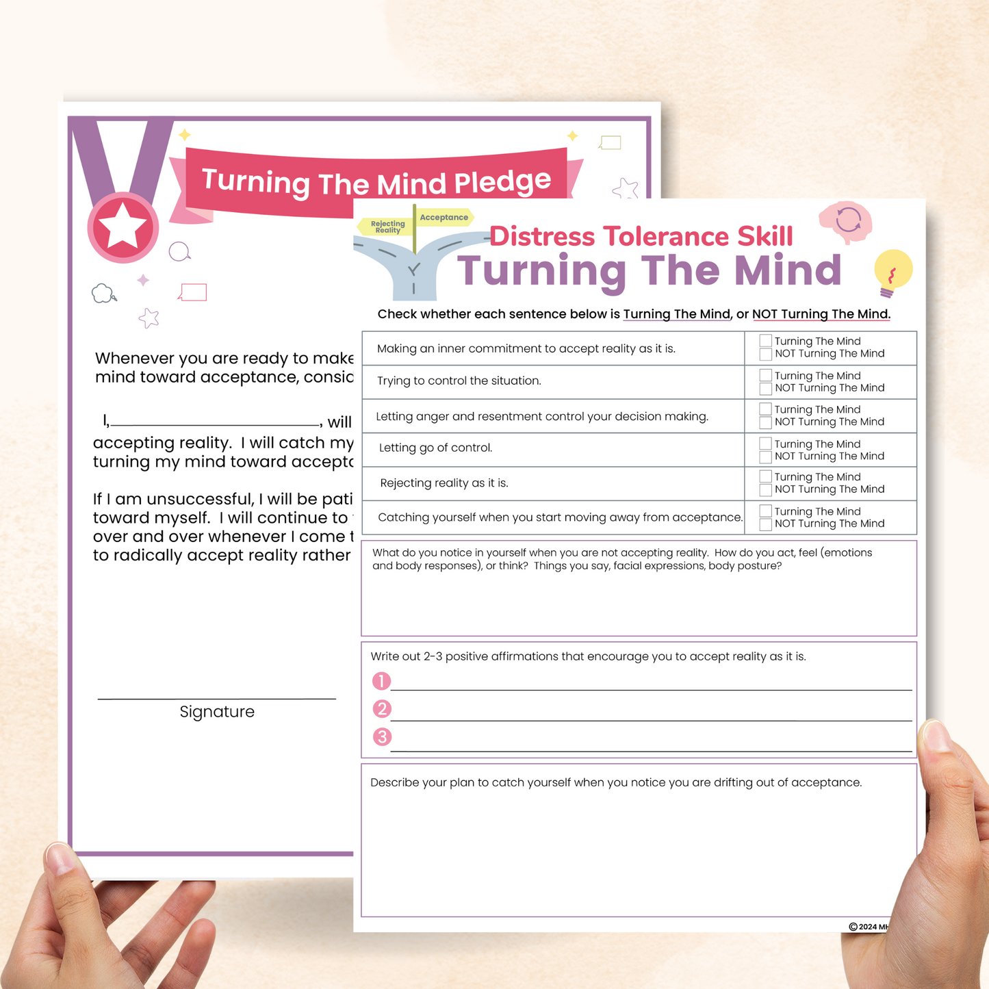 dbt turning the mind worksheet