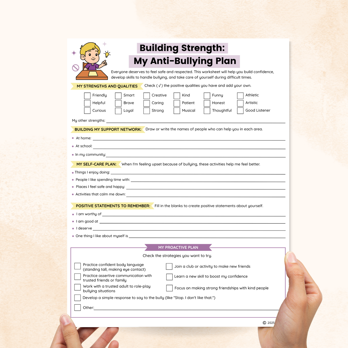 social skills worksheet