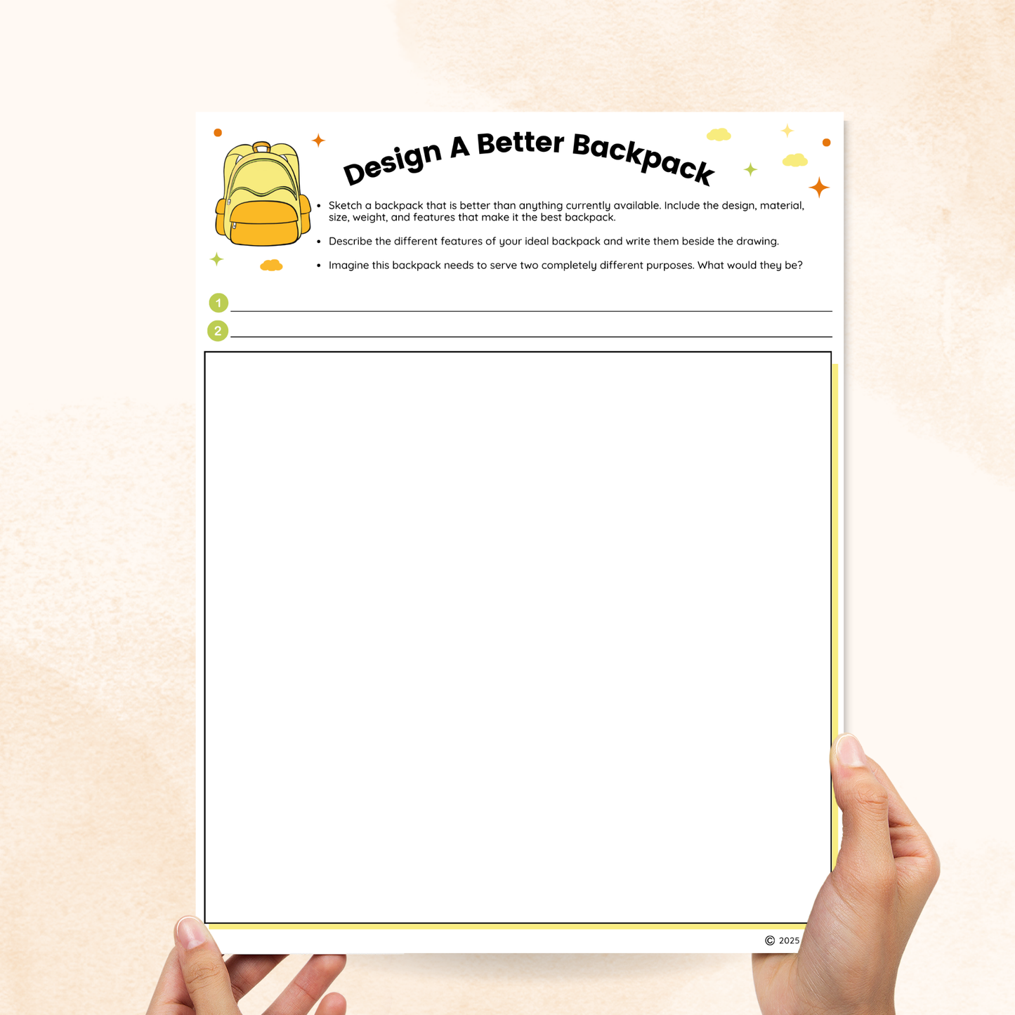 creativity worksheets for middle school