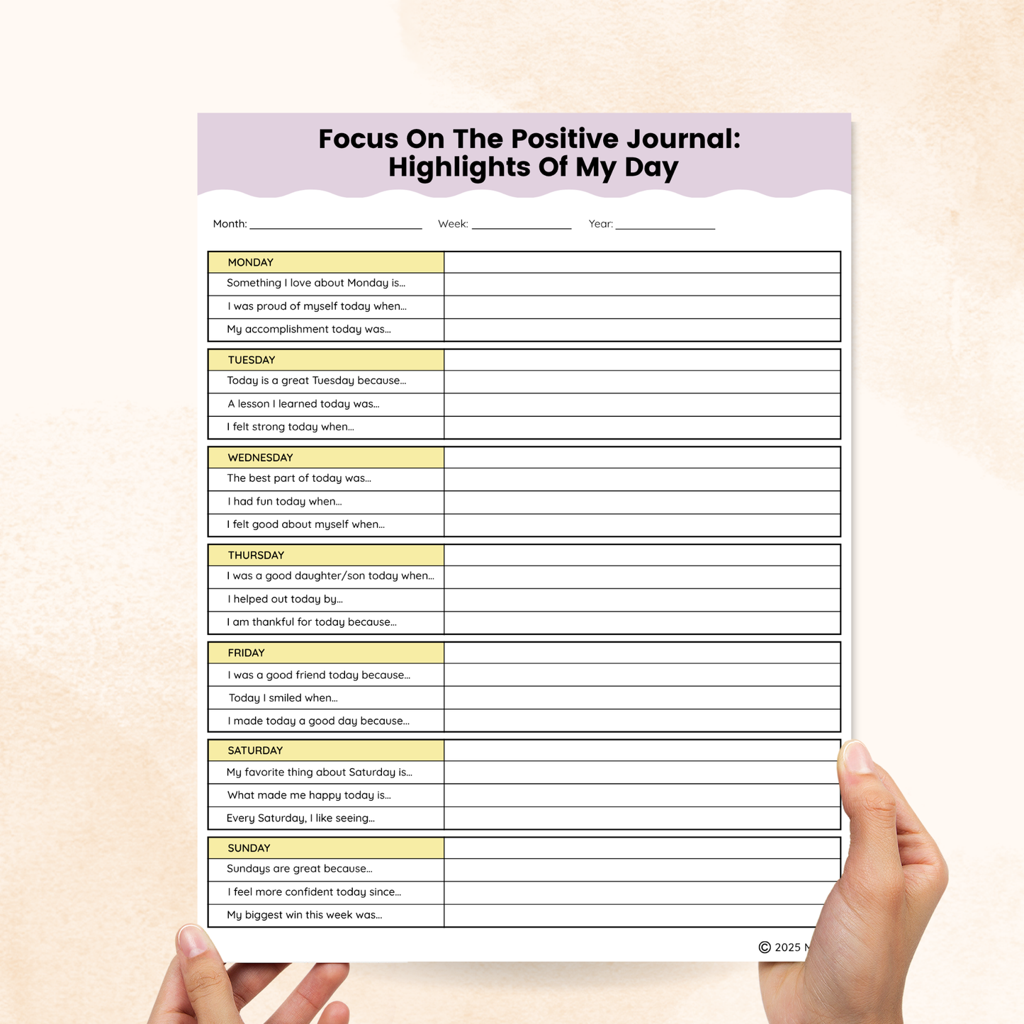 positive thinking worksheets for kids