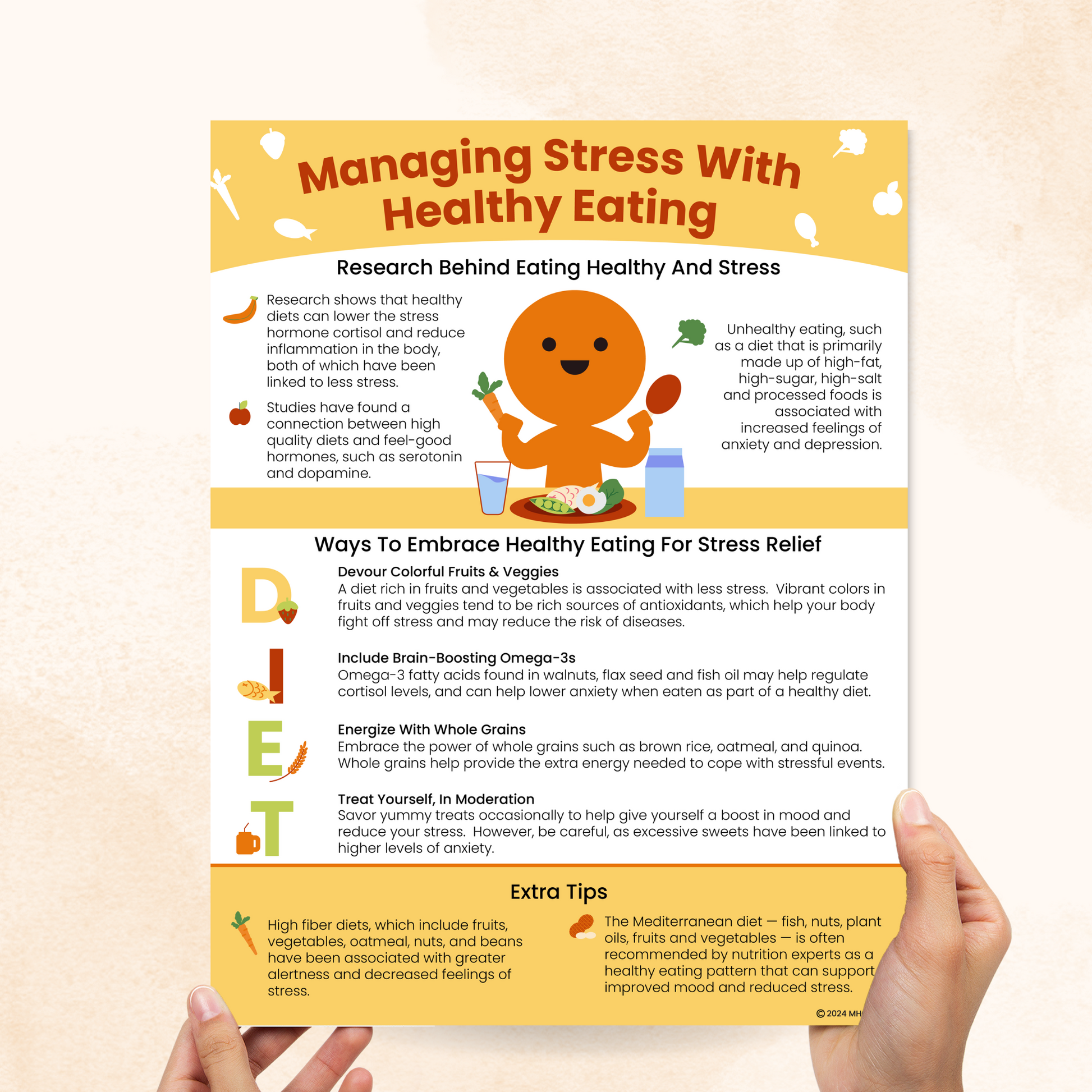 managing stress with healthy eating