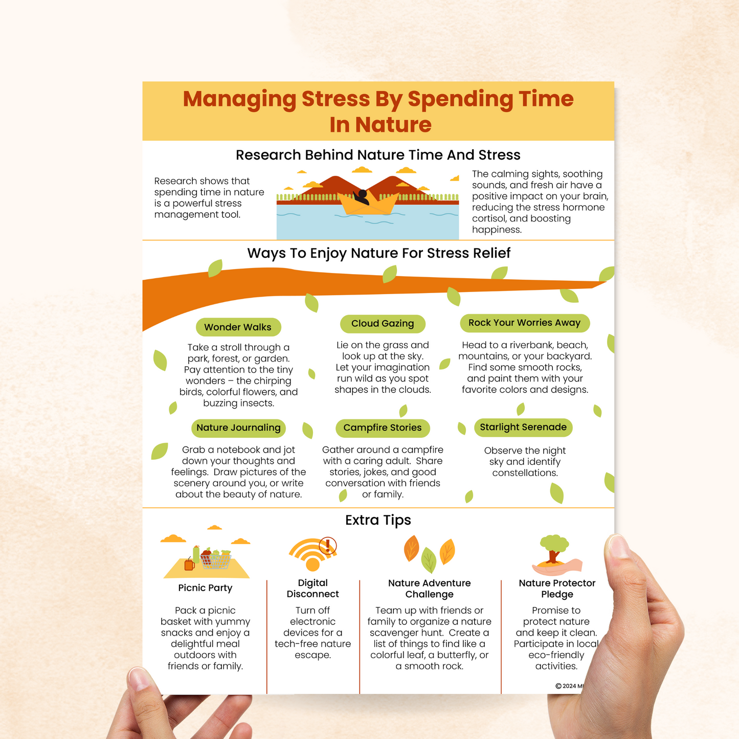 managing stress by spending time in nature