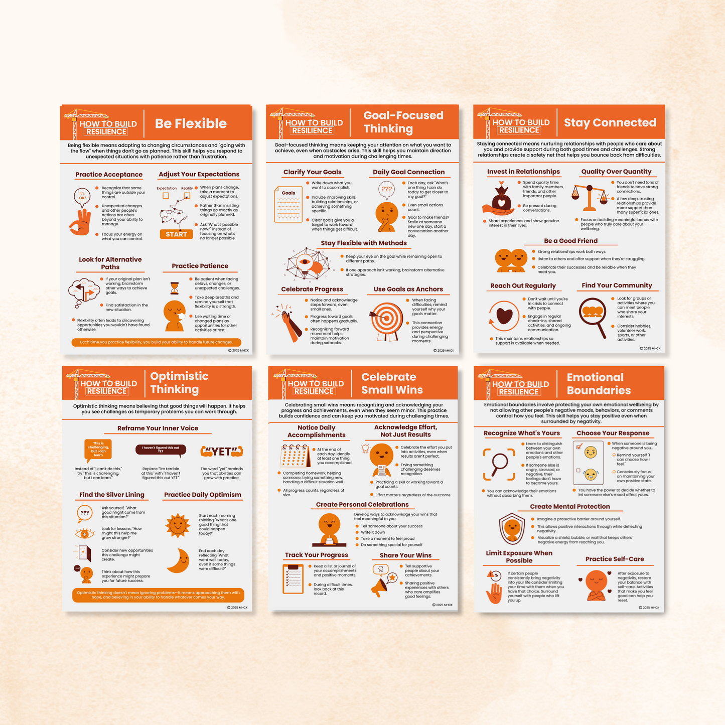 How To Build Resilience Handouts