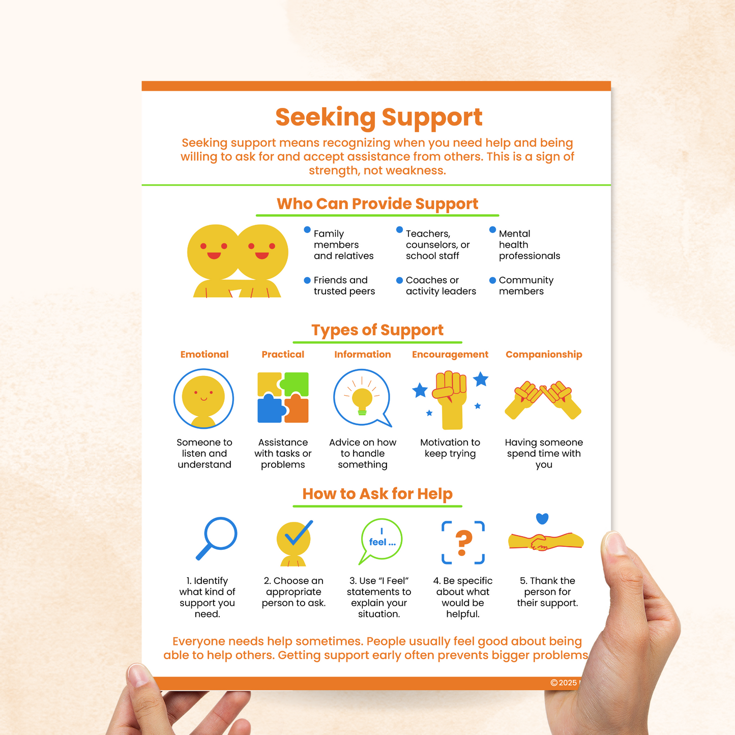seeking support