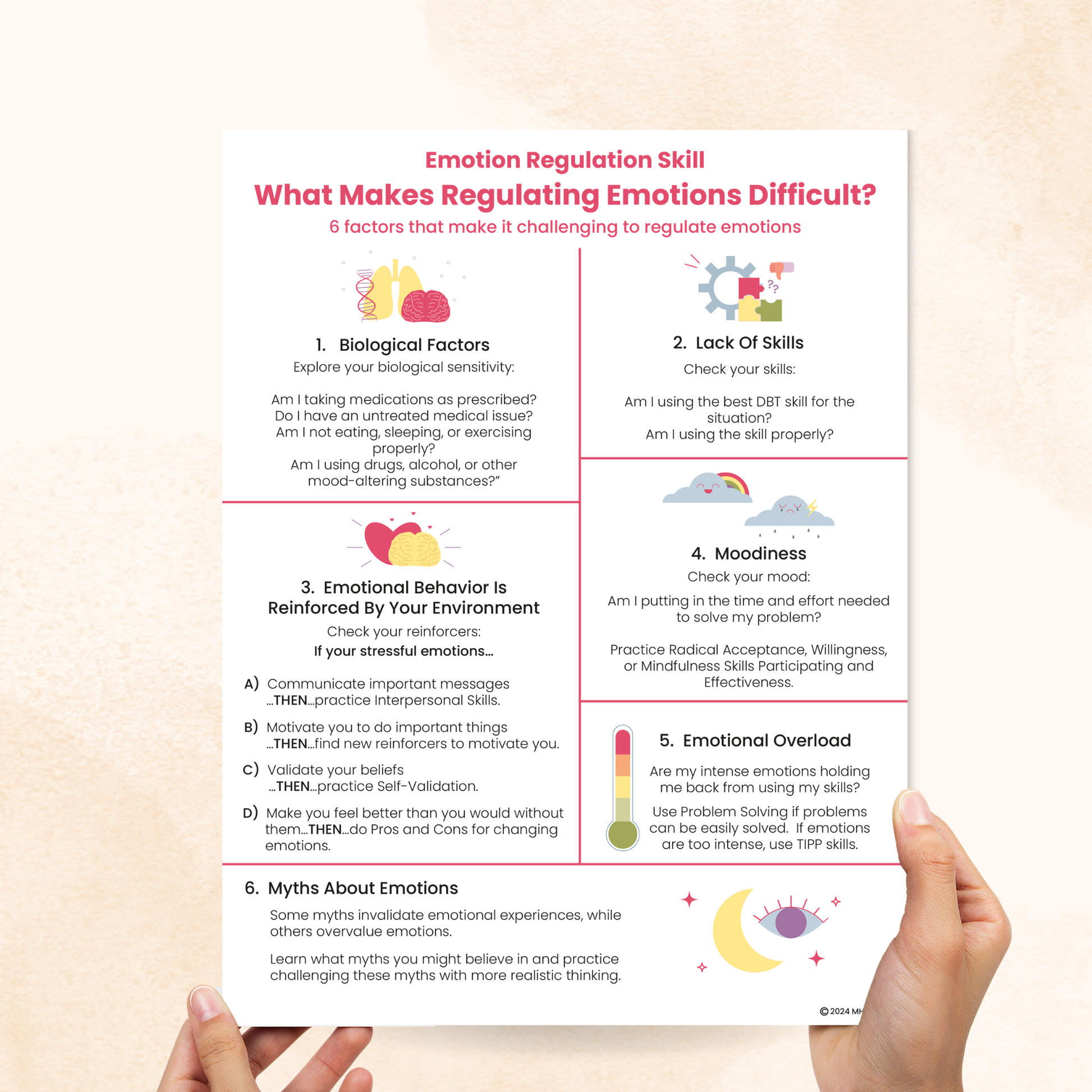dbt what makes it hard to regulate emotions