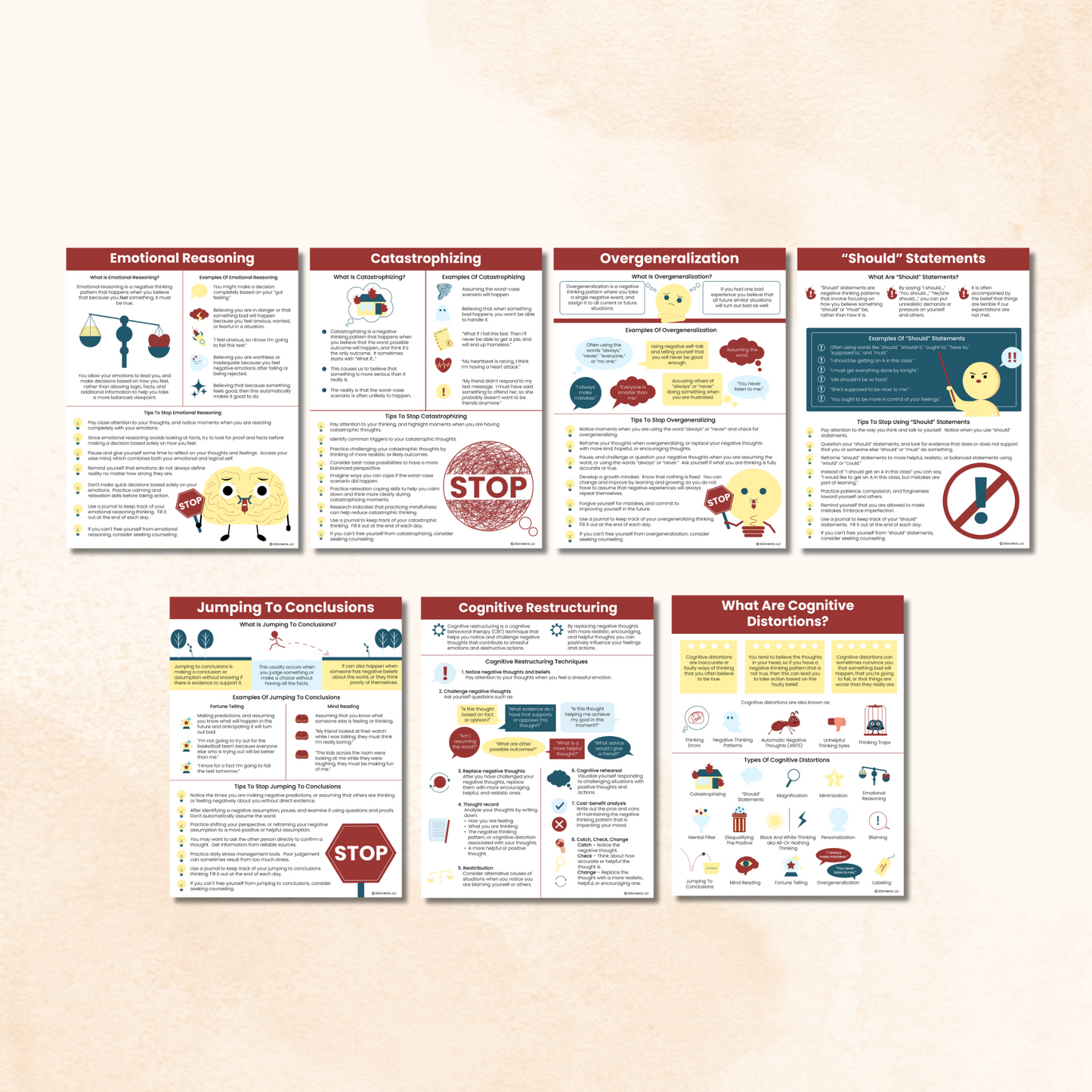 cbt handouts bundle pdf