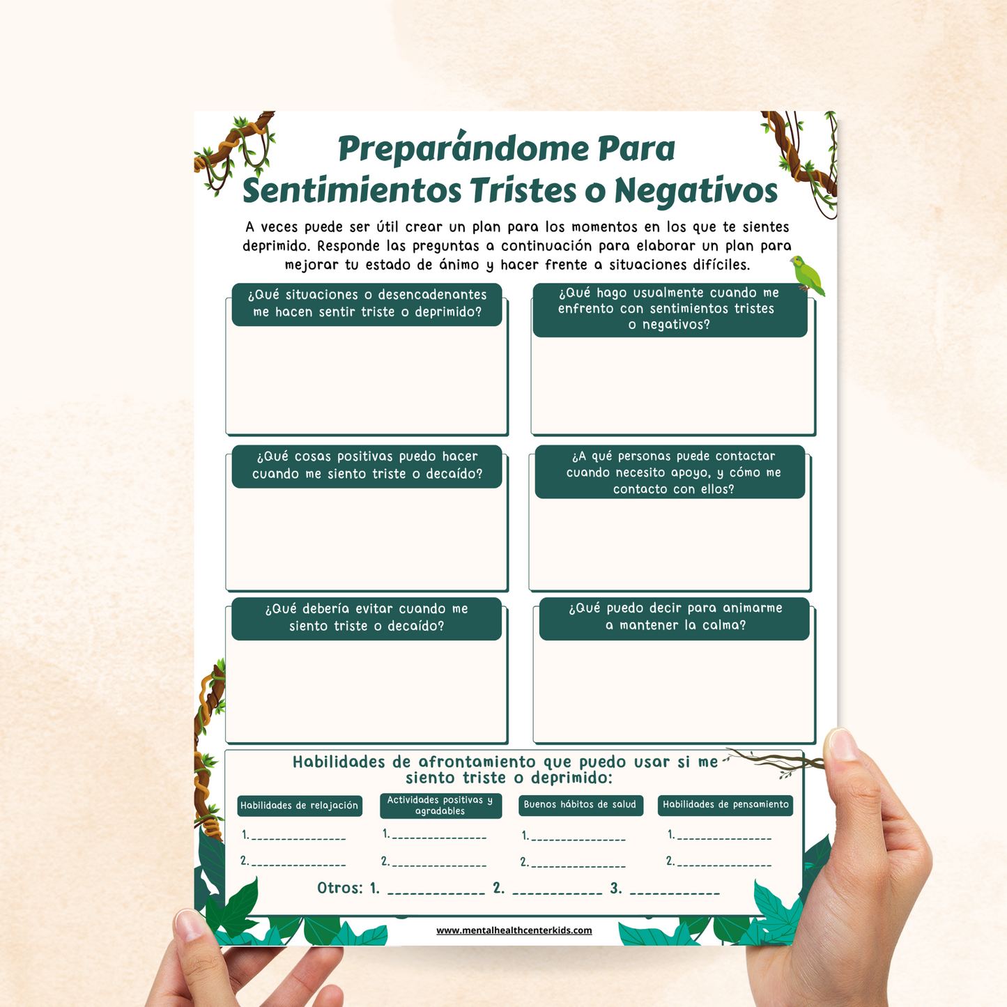 Preparándome Para Sentimientos Tristes O Negativos