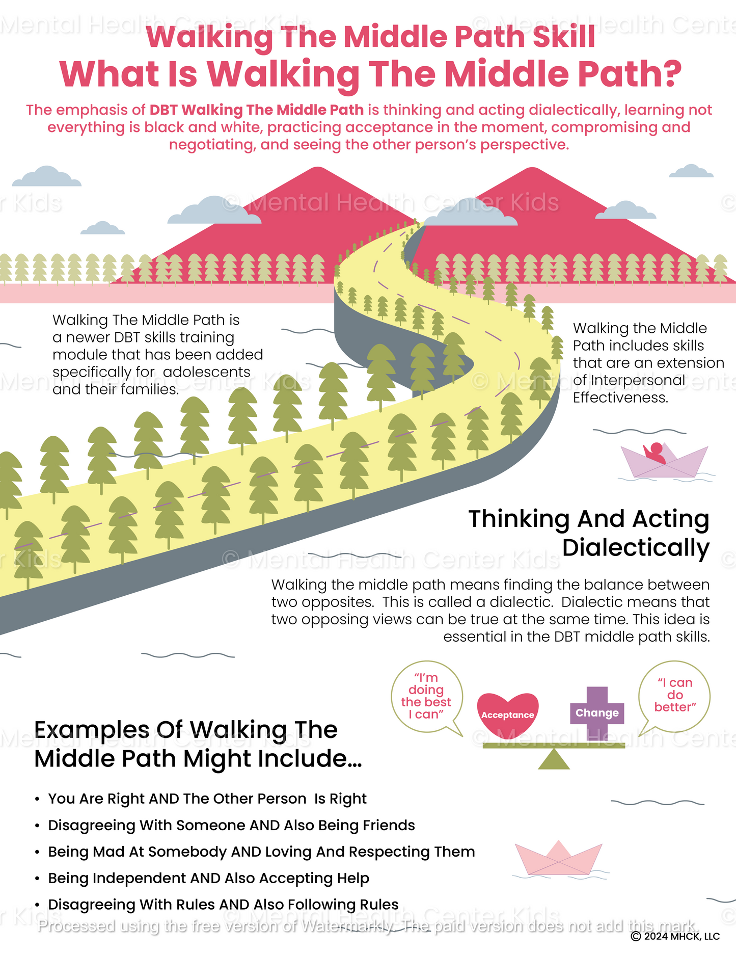 dbt what is walking the middle path