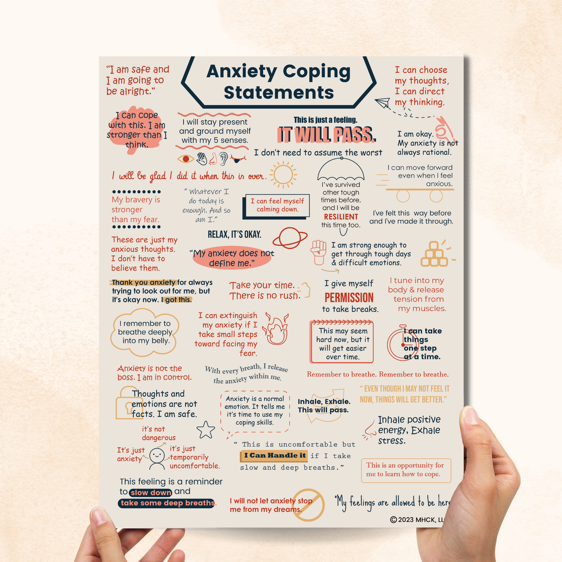 Anxiety Coping Statements
