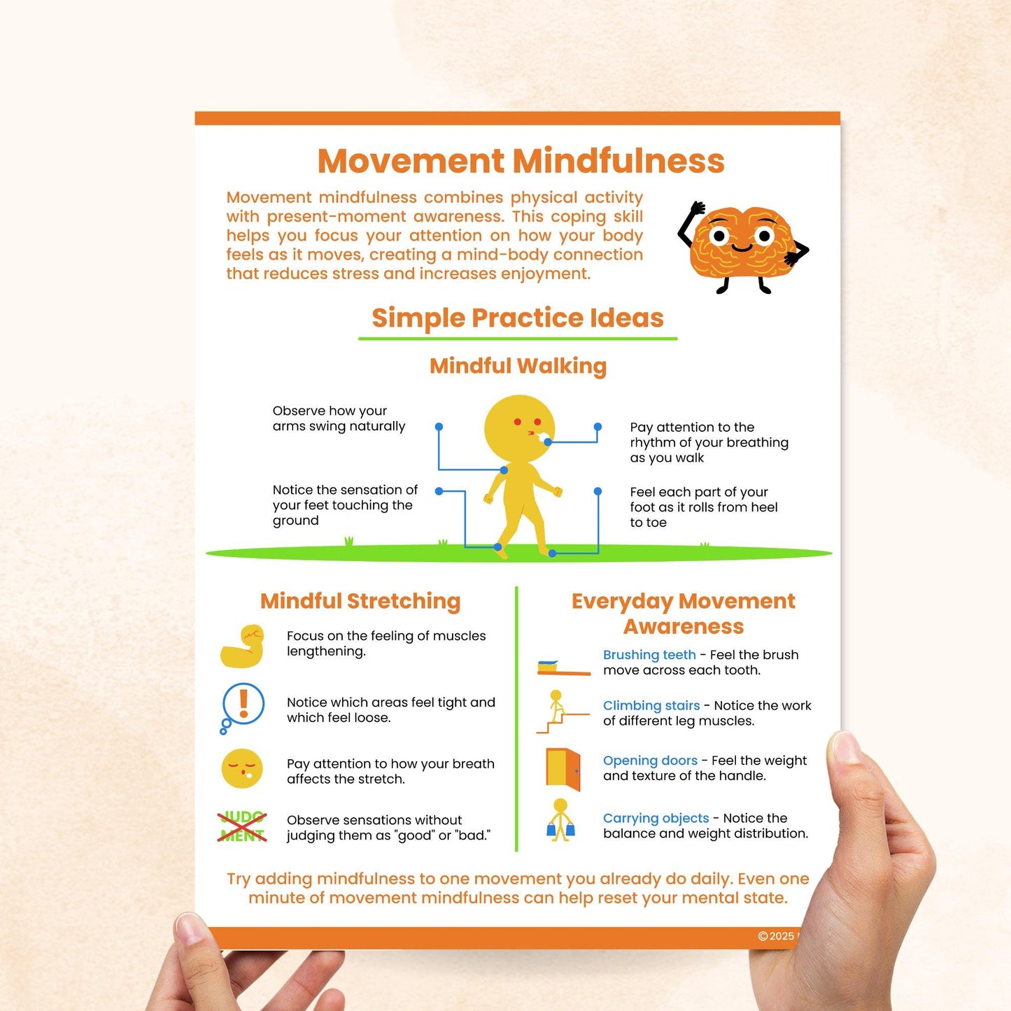 movement mindfulness activity pdf