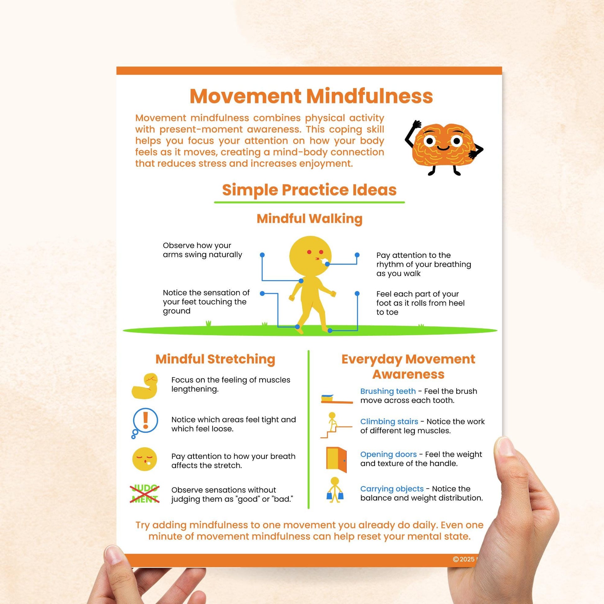 movement mindfulness activity pdf
