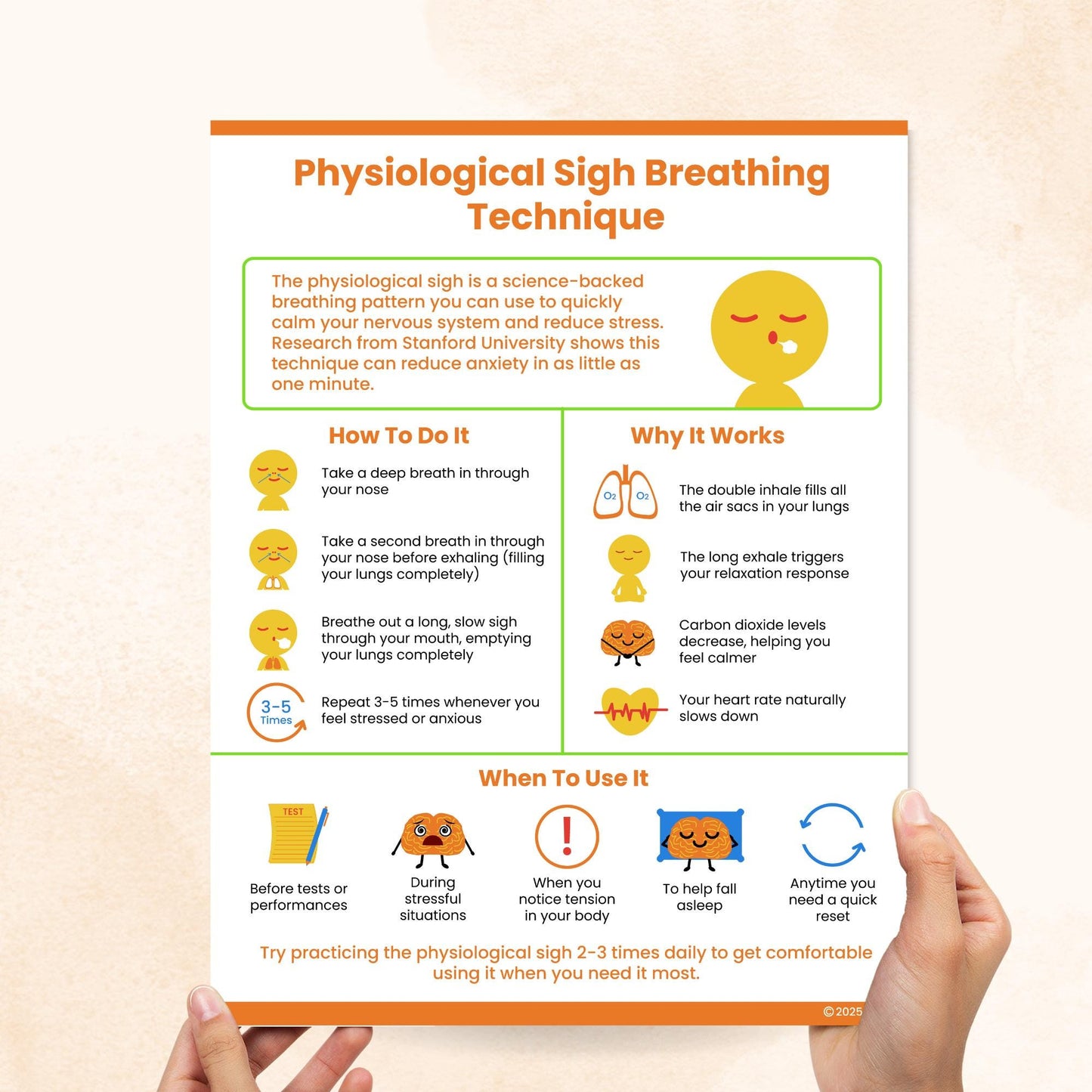 physiological sigh breathing technique