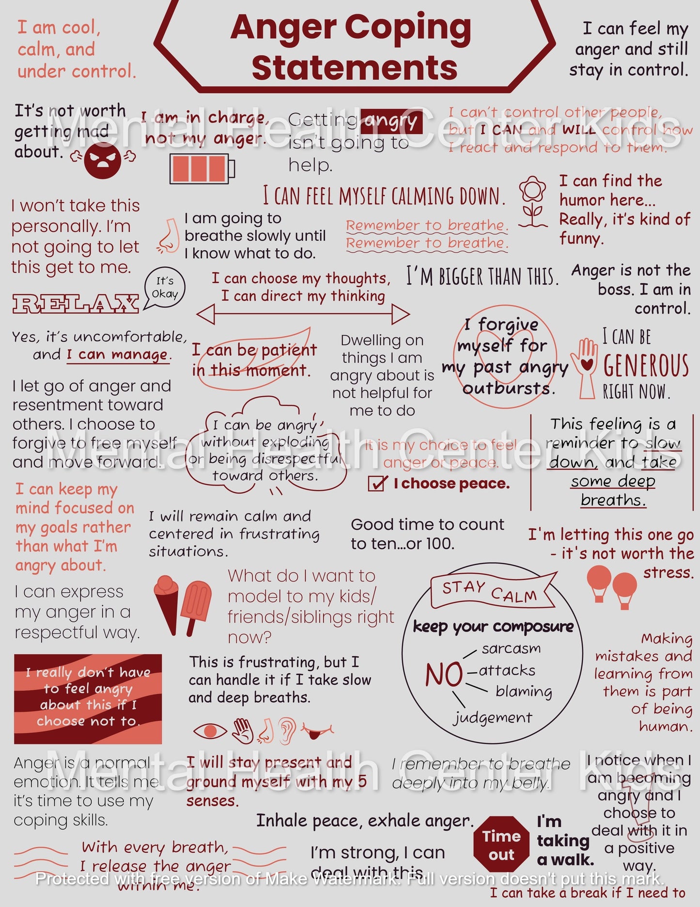 positive affirmations for anger