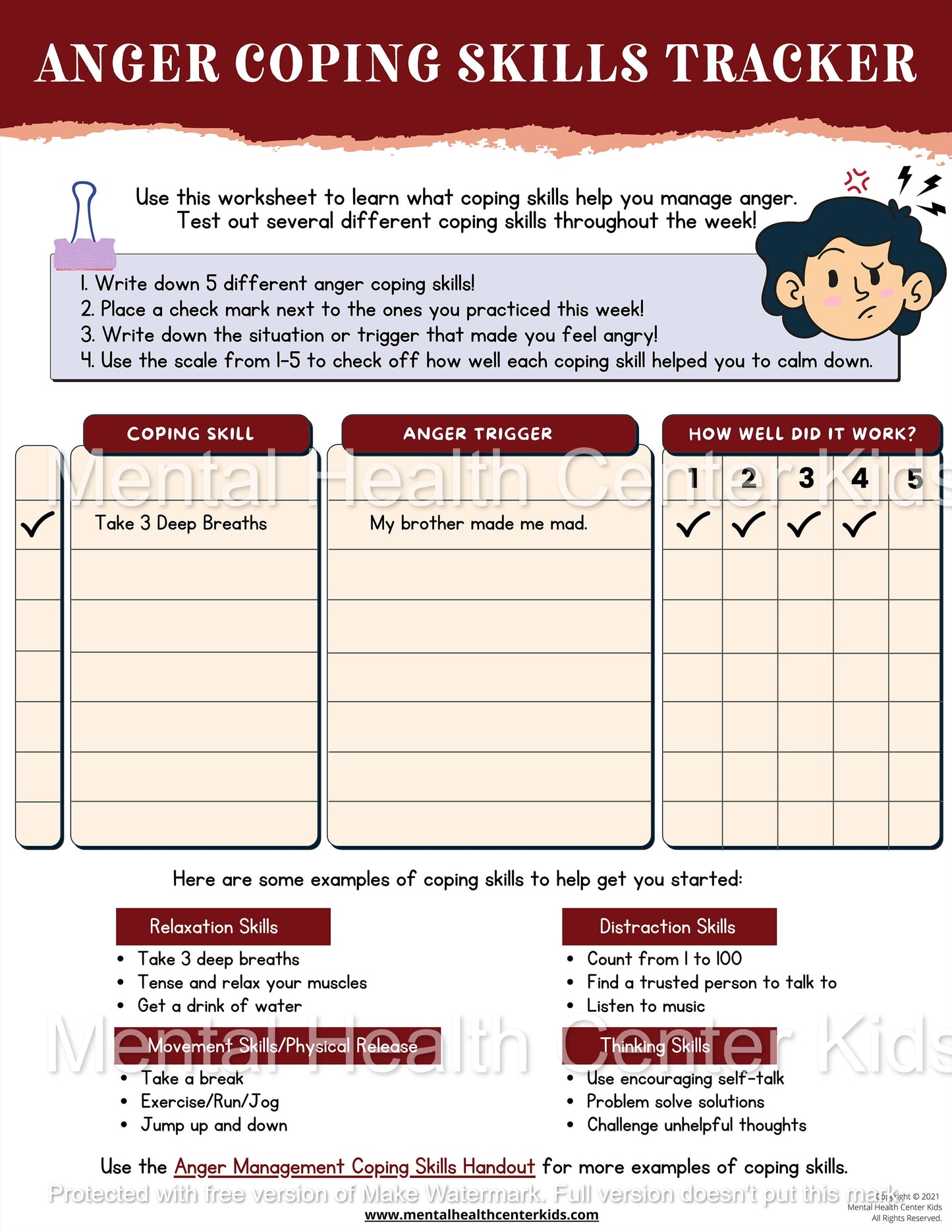 anger tracker