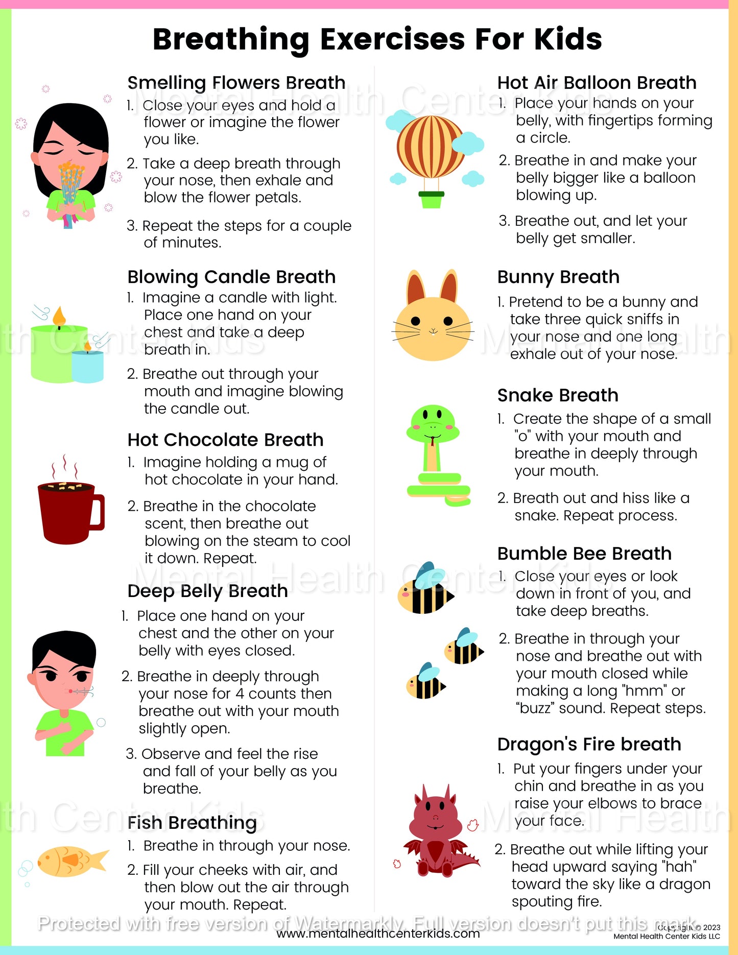 breathing exercises pdf