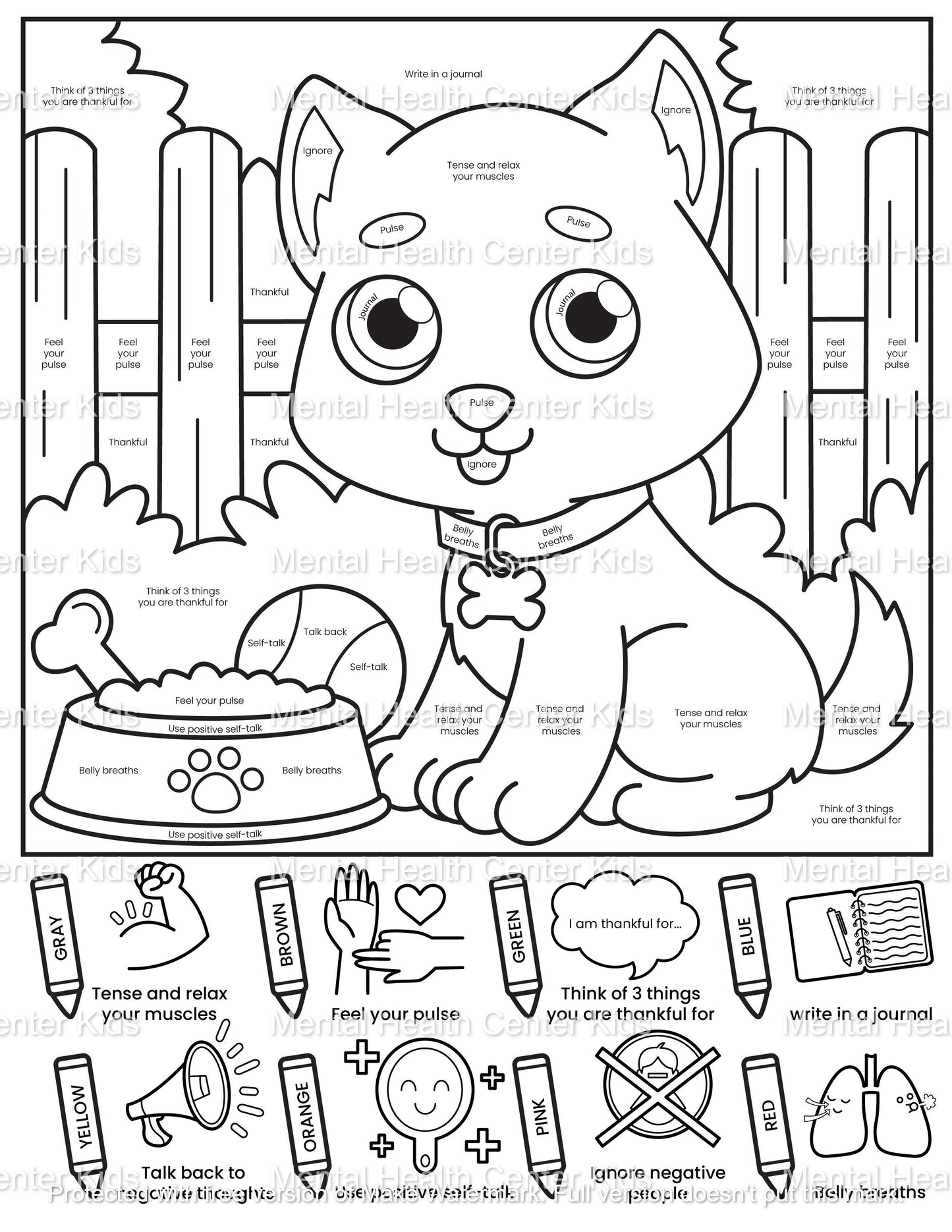 baby animals coloring pages