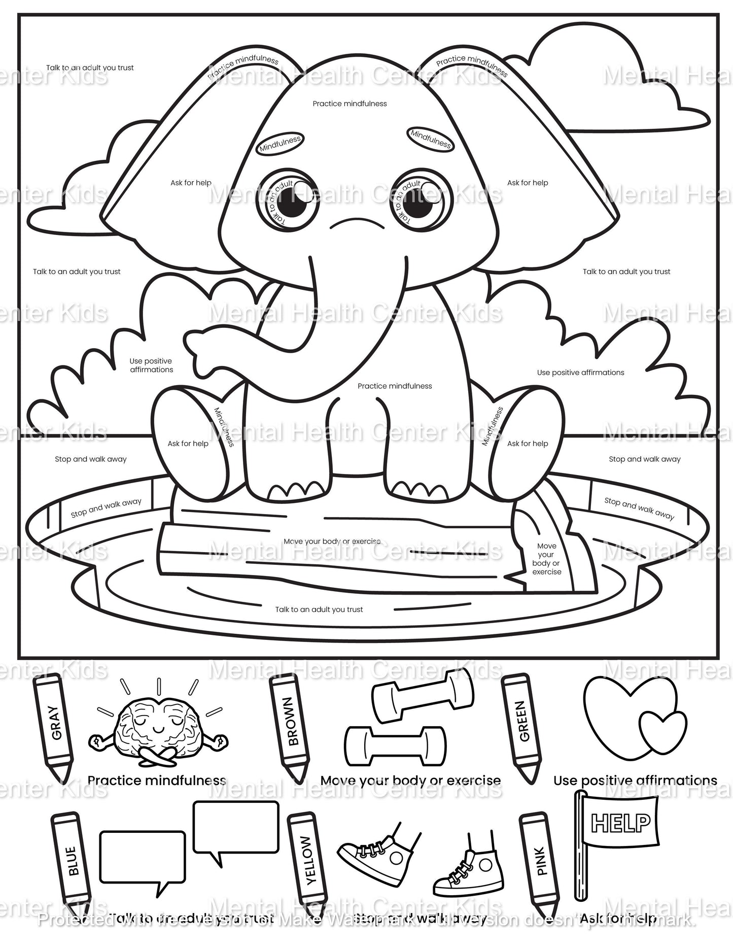 baby animals coloring pages