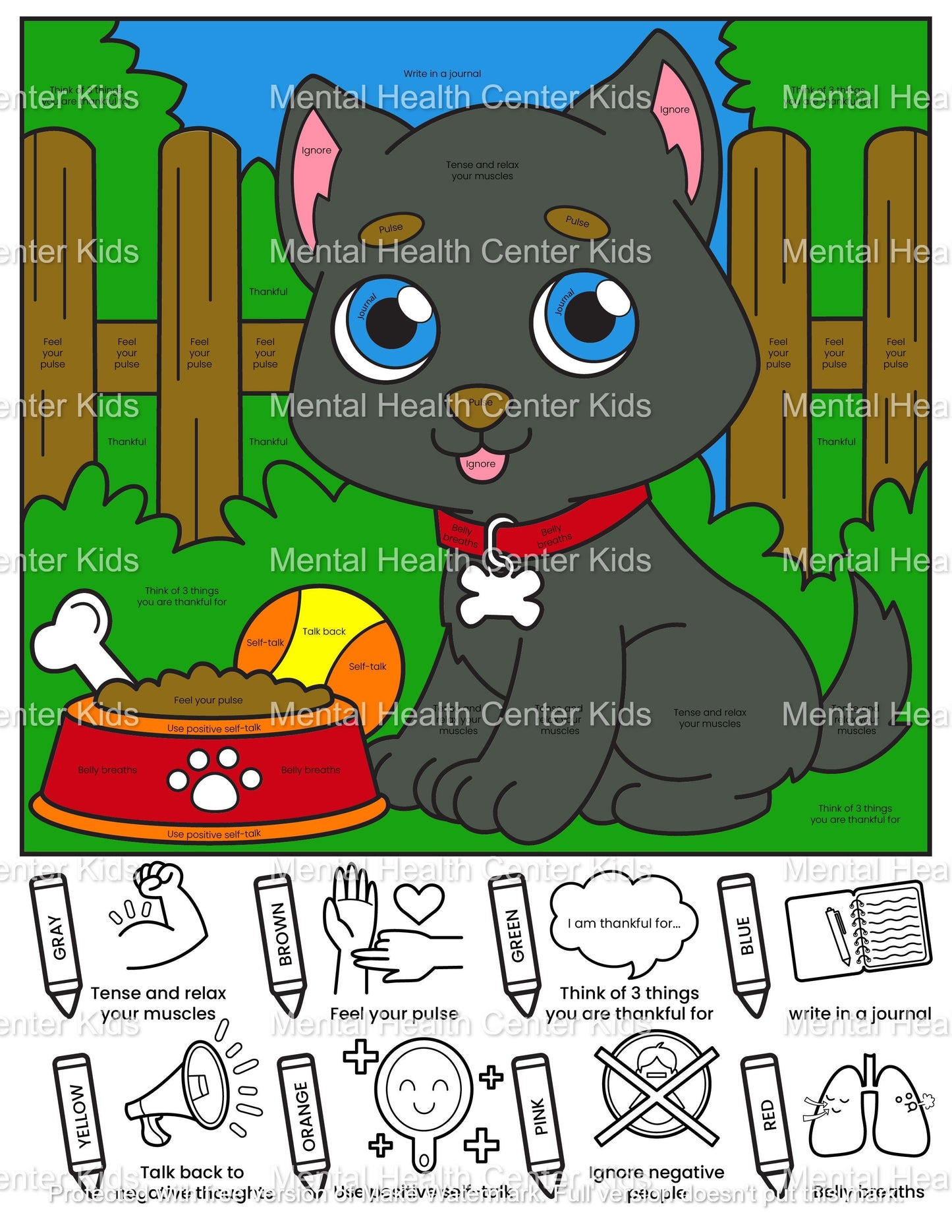 baby animals coloring pages