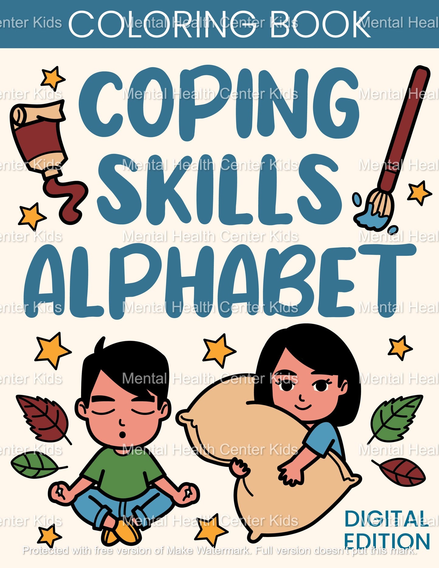 alphabet coloring book