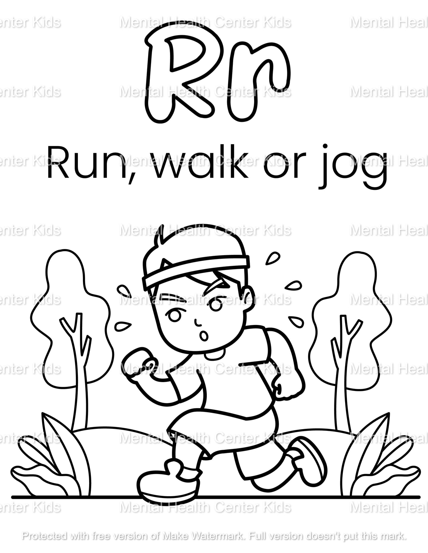 alphabet coloring book
