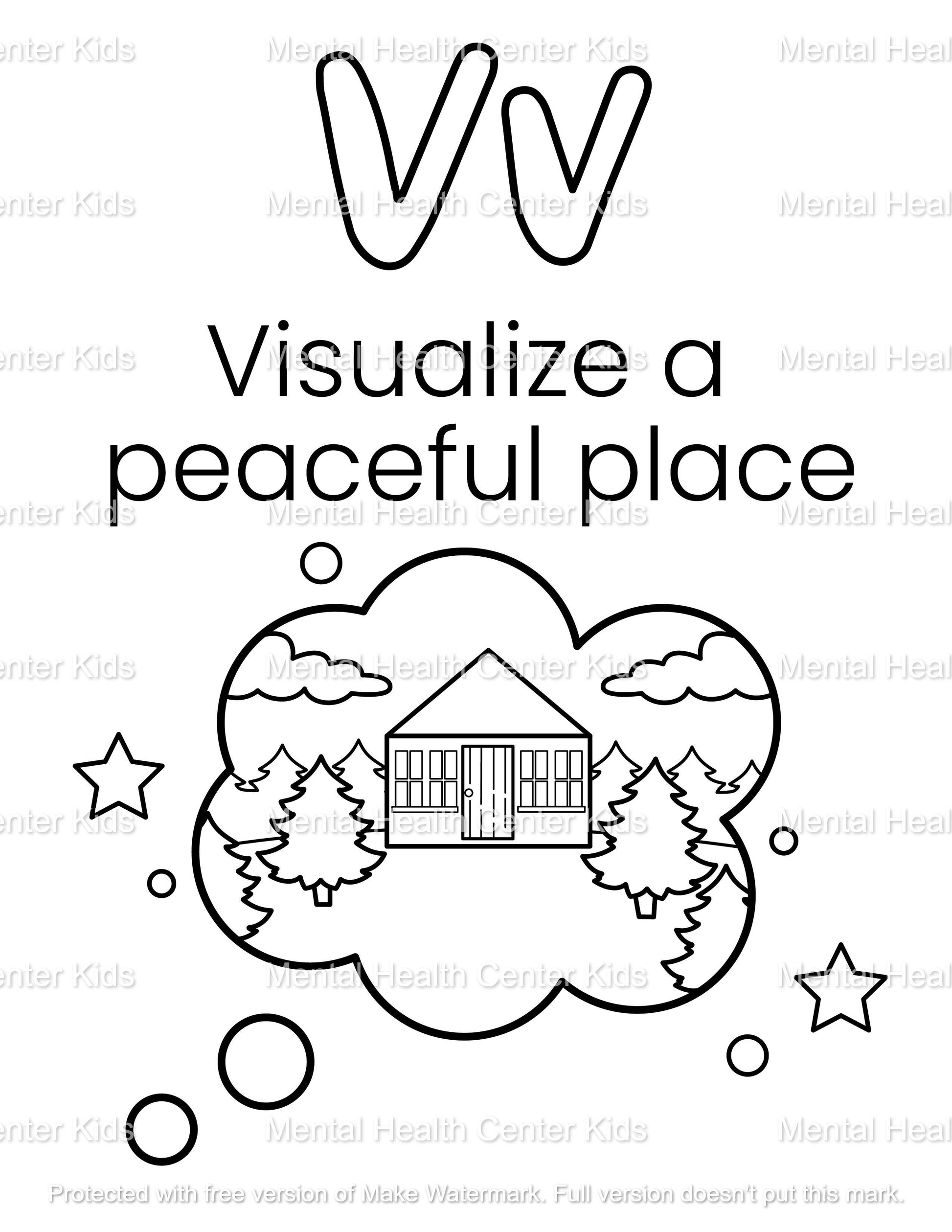 alphabet coloring book